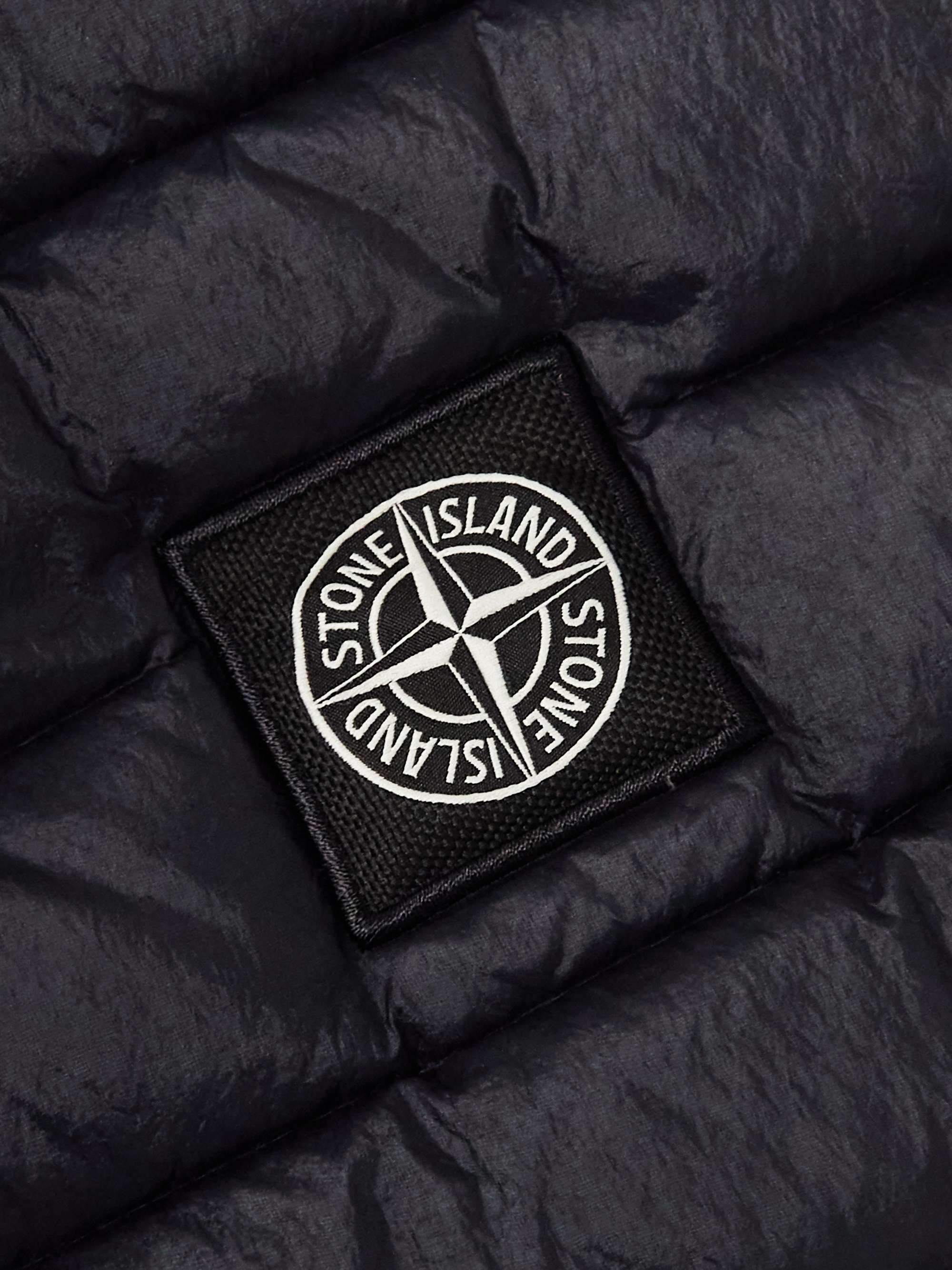 STONE ISLAND JUNIOR Ages 14-16 Logo-Appliquéd Quilted Shell Down Gilet | MR  PORTER