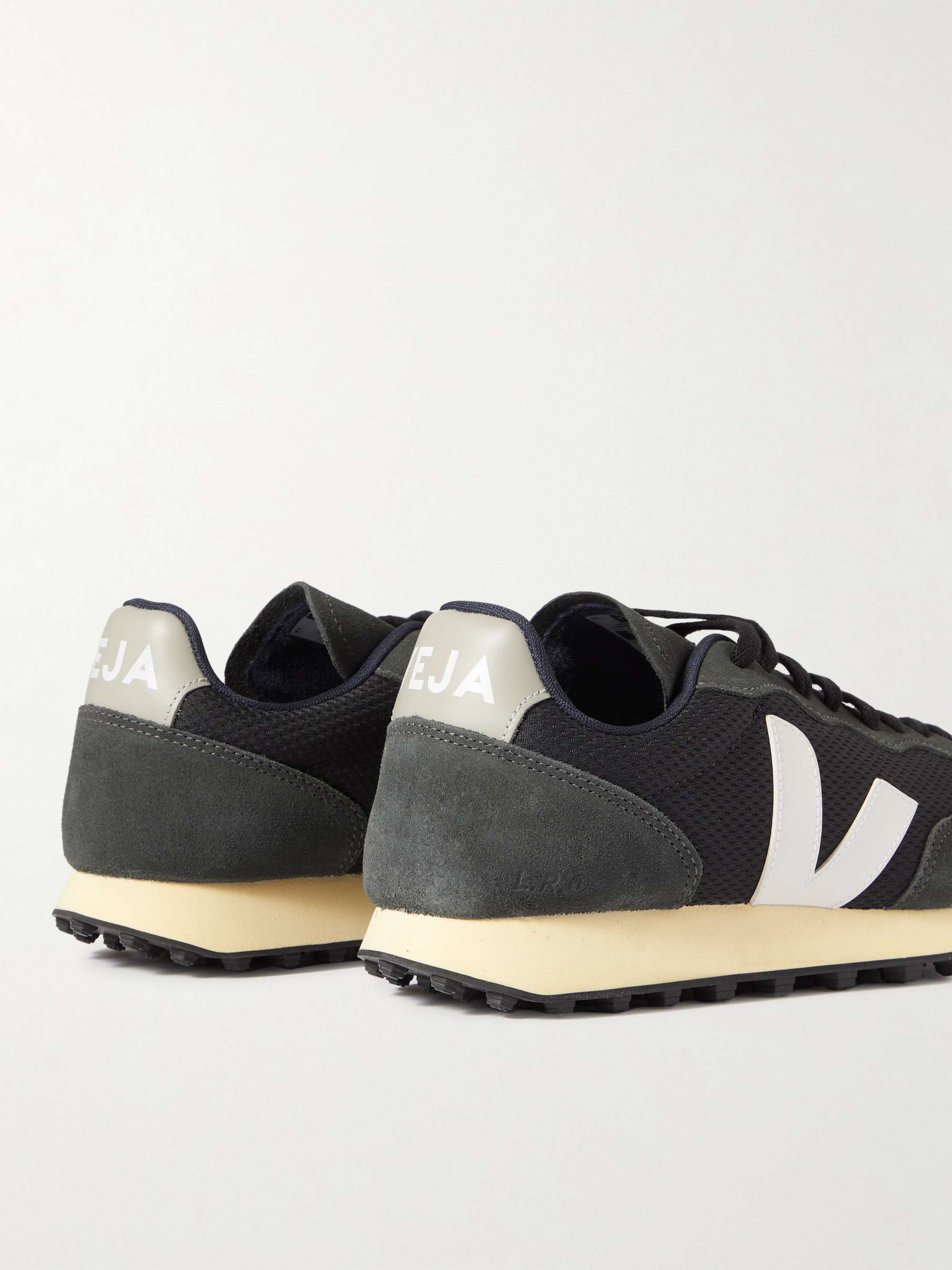 VEJA Rio Branco Leather-Trimmed Alveomesh and Suede Sneakers | MR PORTER