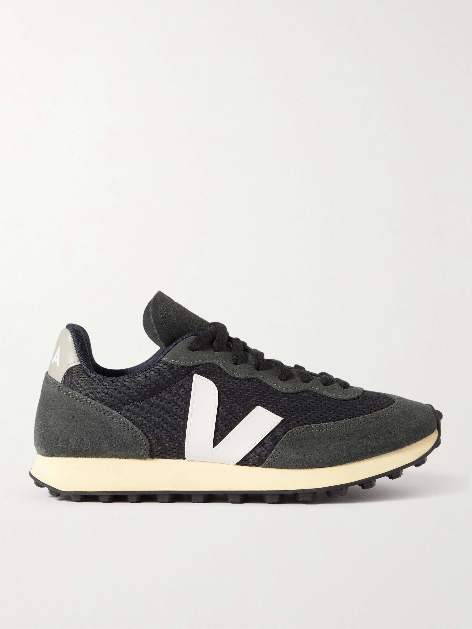 VEJA Rio Branco Leather-Trimmed Alveomesh and Suede Sneakers | MR PORTER