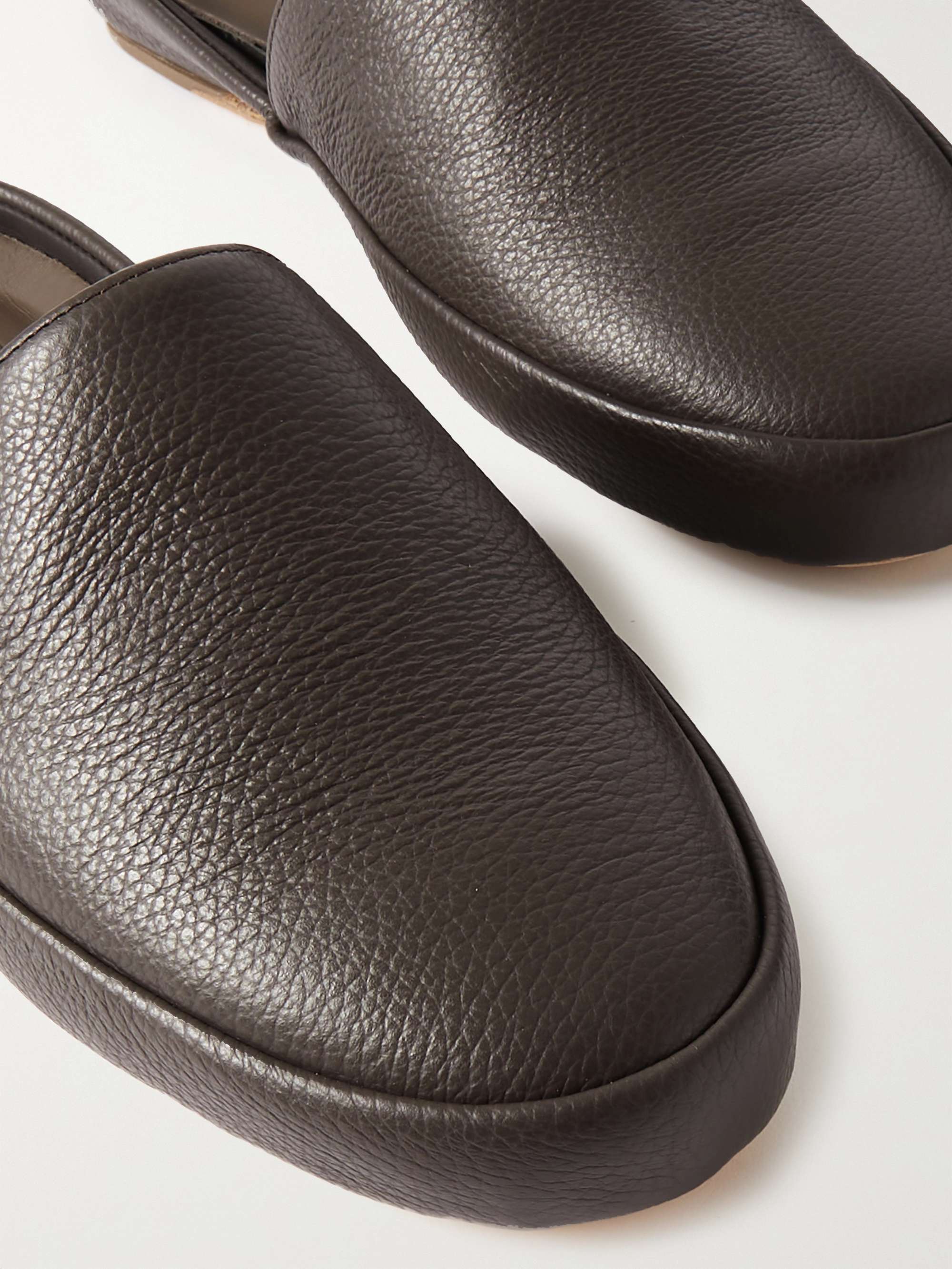 MULO Full-Grain Leather Slippers for Men | MR PORTER