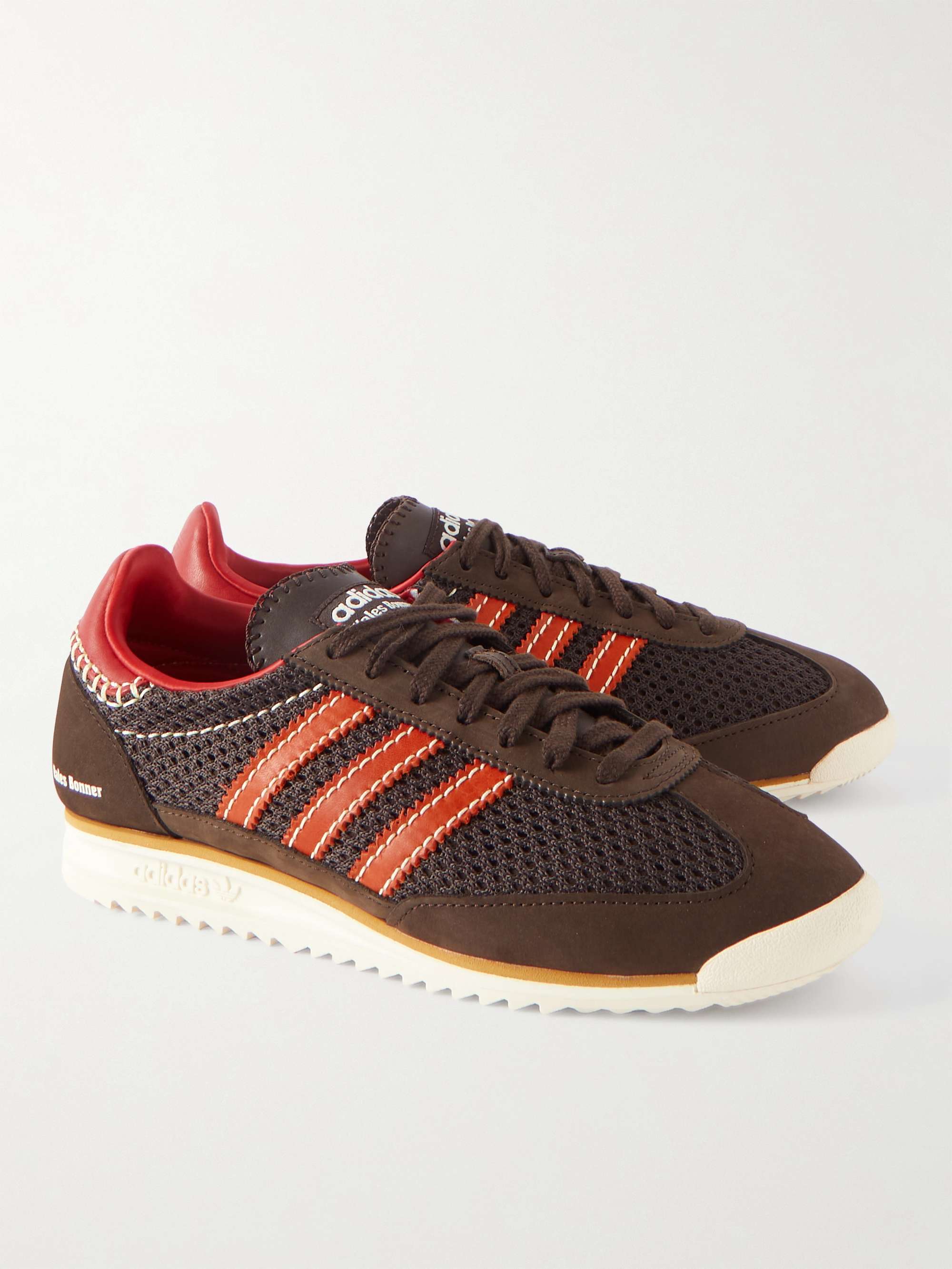 ADIDAS CONSORTIUM + Wales Bonner SL72 Suede and Mesh Sneakers for Men | MR  PORTER