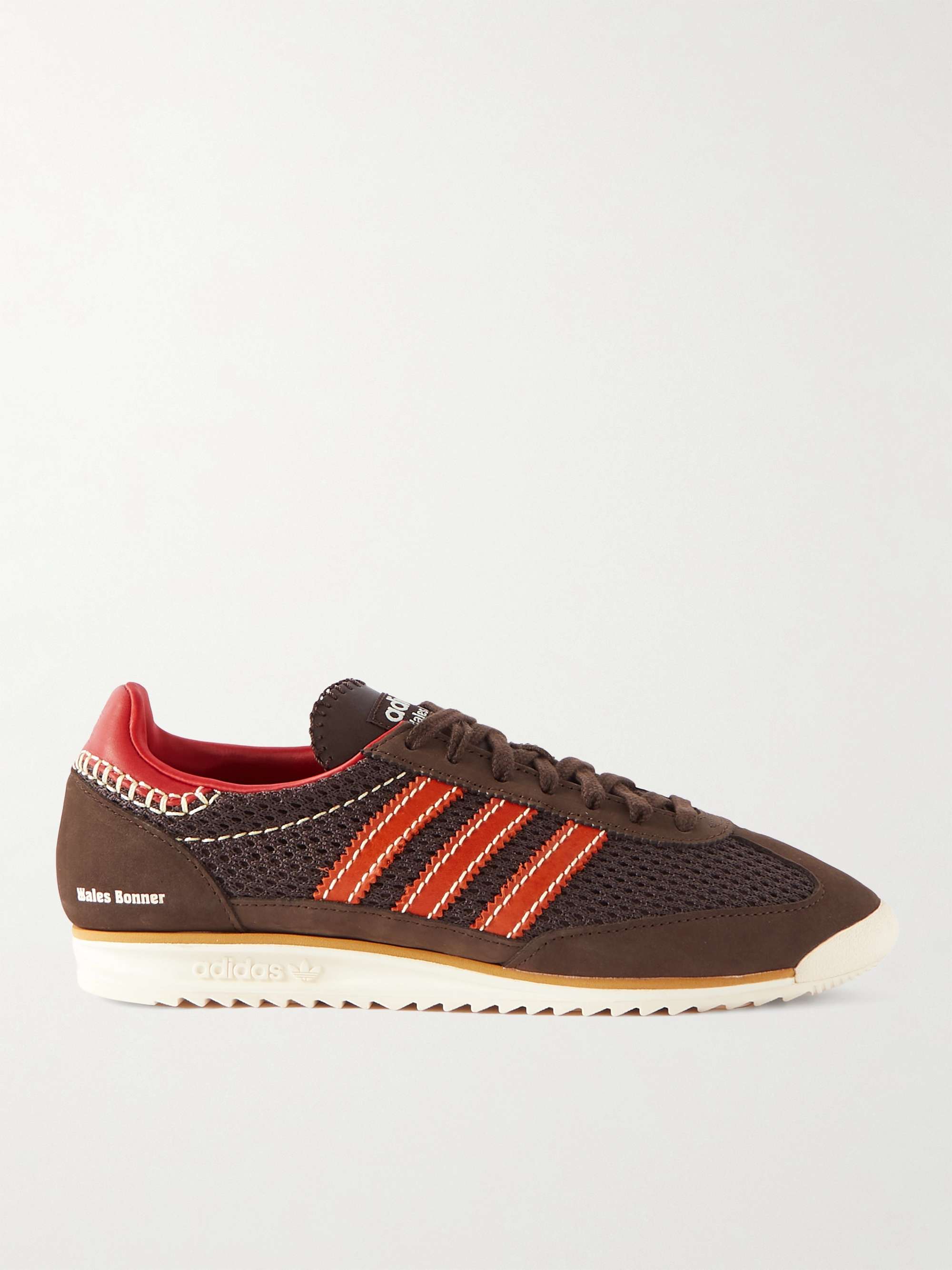 ADIDAS CONSORTIUM + Wales Bonner SL72 Suede and Mesh Sneakers | MR PORTER
