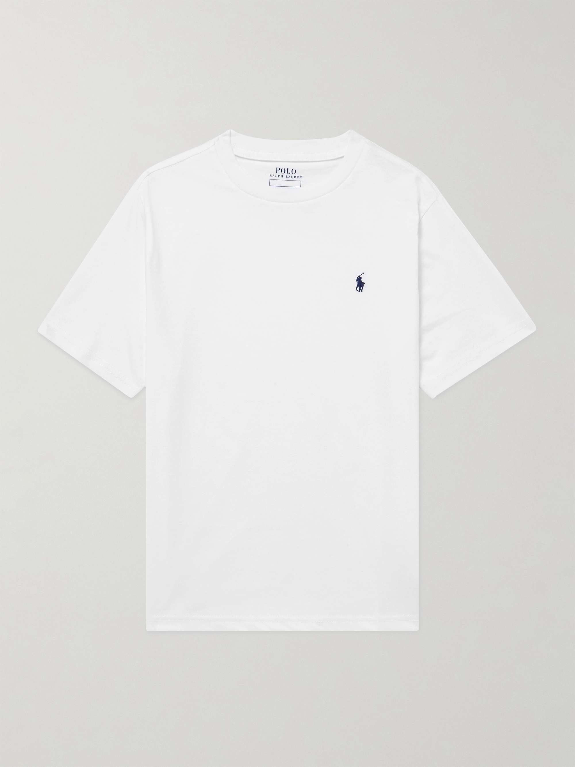 POLO RALPH LAUREN KIDS Logo-Embroidered Cotton-Jersey T-Shirt for Men | MR  PORTER