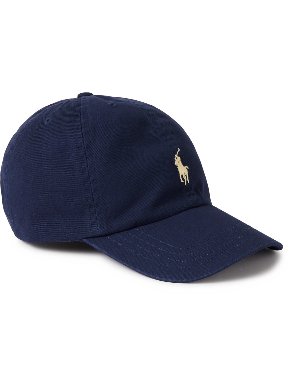 Polo Ralph Lauren Kids' Logo-embroidered Cotton-twill Baseball Cap In Blue  | ModeSens