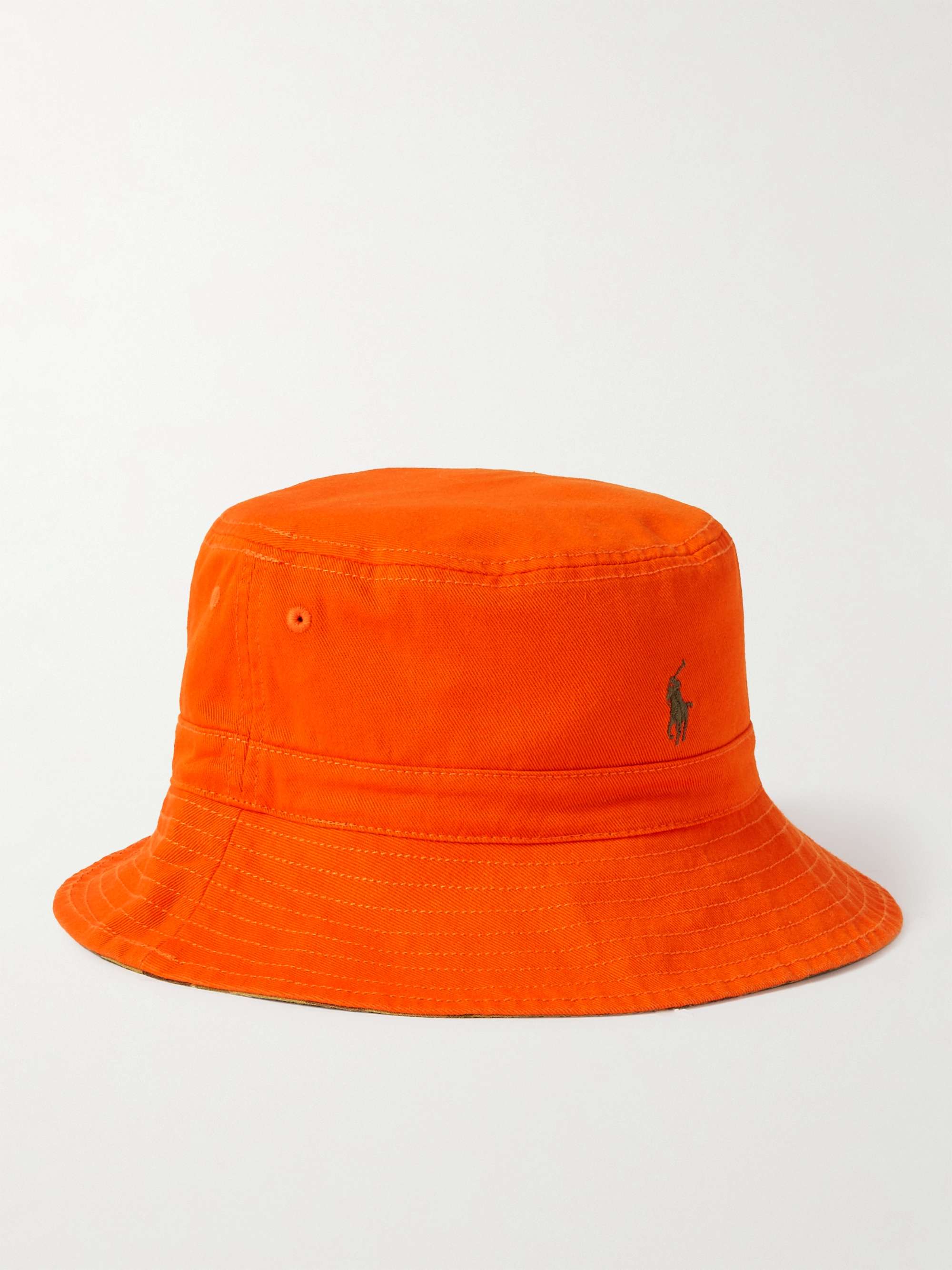 POLO RALPH LAUREN KIDS Logo-Embroidered Cotton-Twill Bucket Hat | MR PORTER