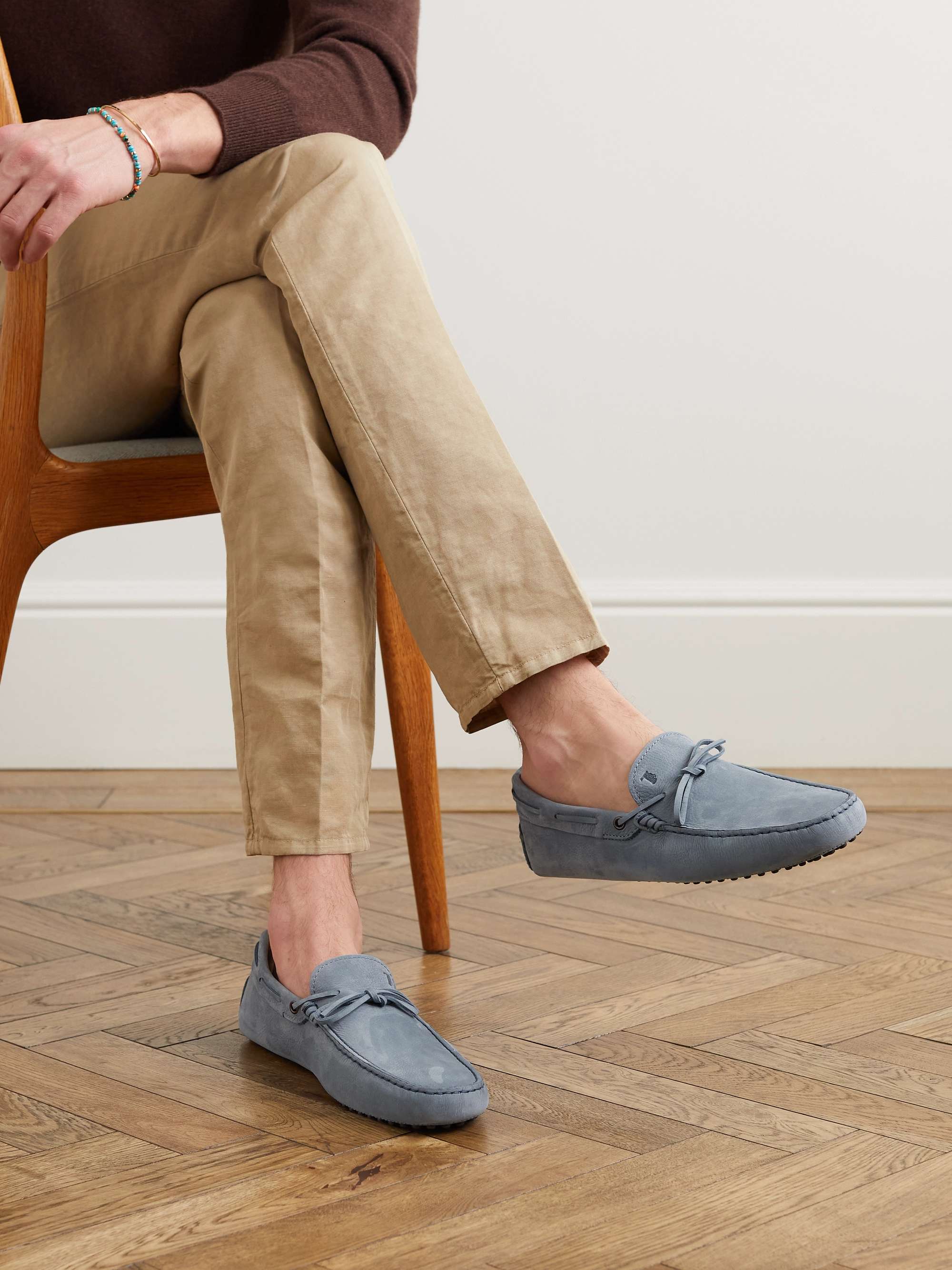 TOD'S Gommino Suede Driving Shoes for Men | MR PORTER