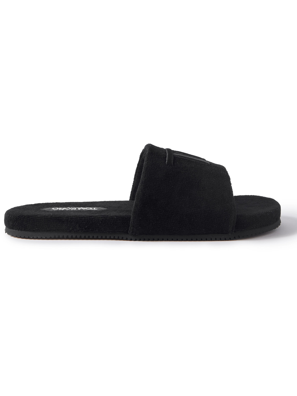 TOM FORD - Wicklow Leather And Suede Sandals - Men - Black - UK 8 for Men
