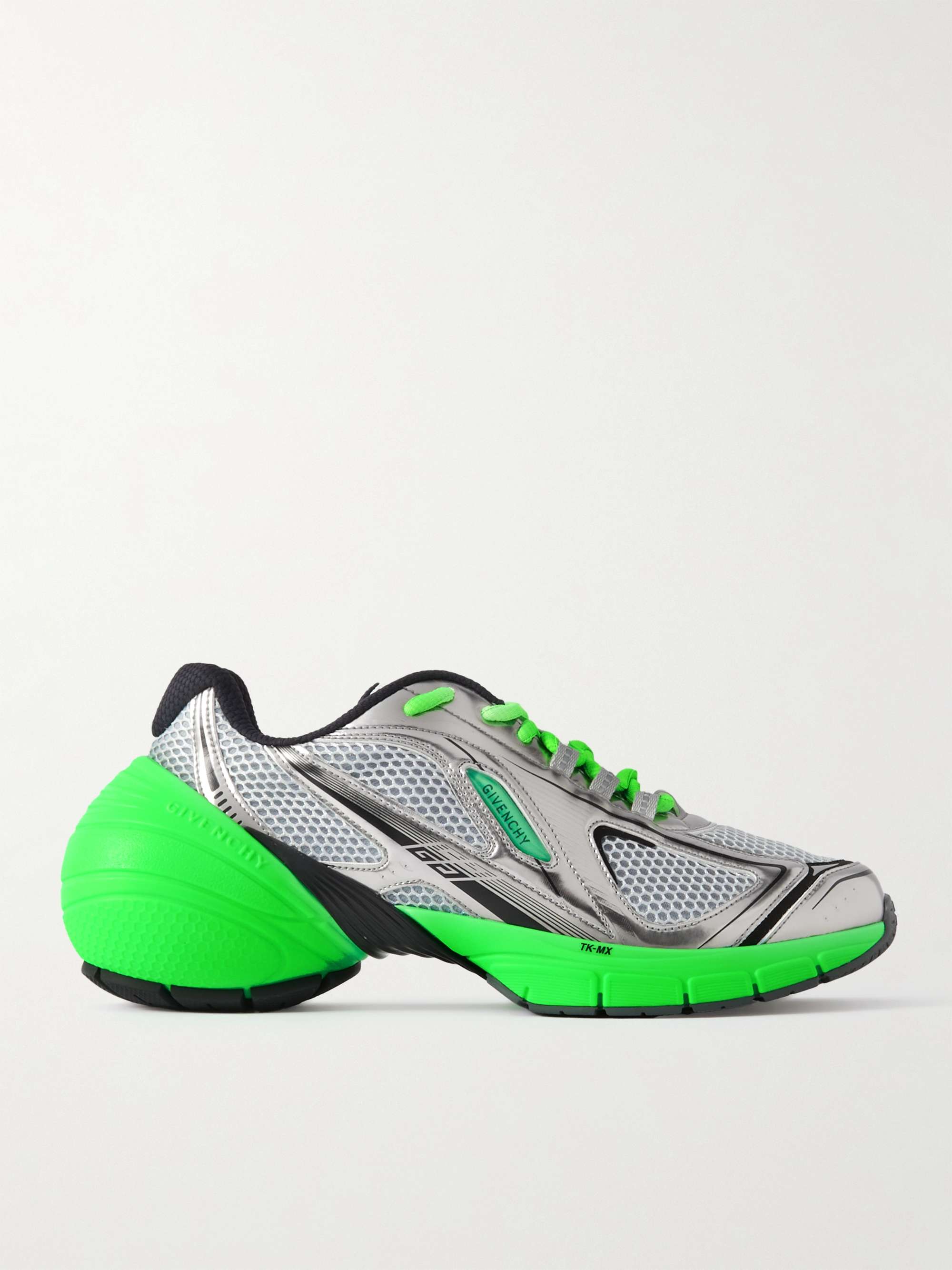 Sneakers da running in mesh con finiture in materiale sintetico  metallizzato TK-MX GIVENCHY da uomo | MR PORTER