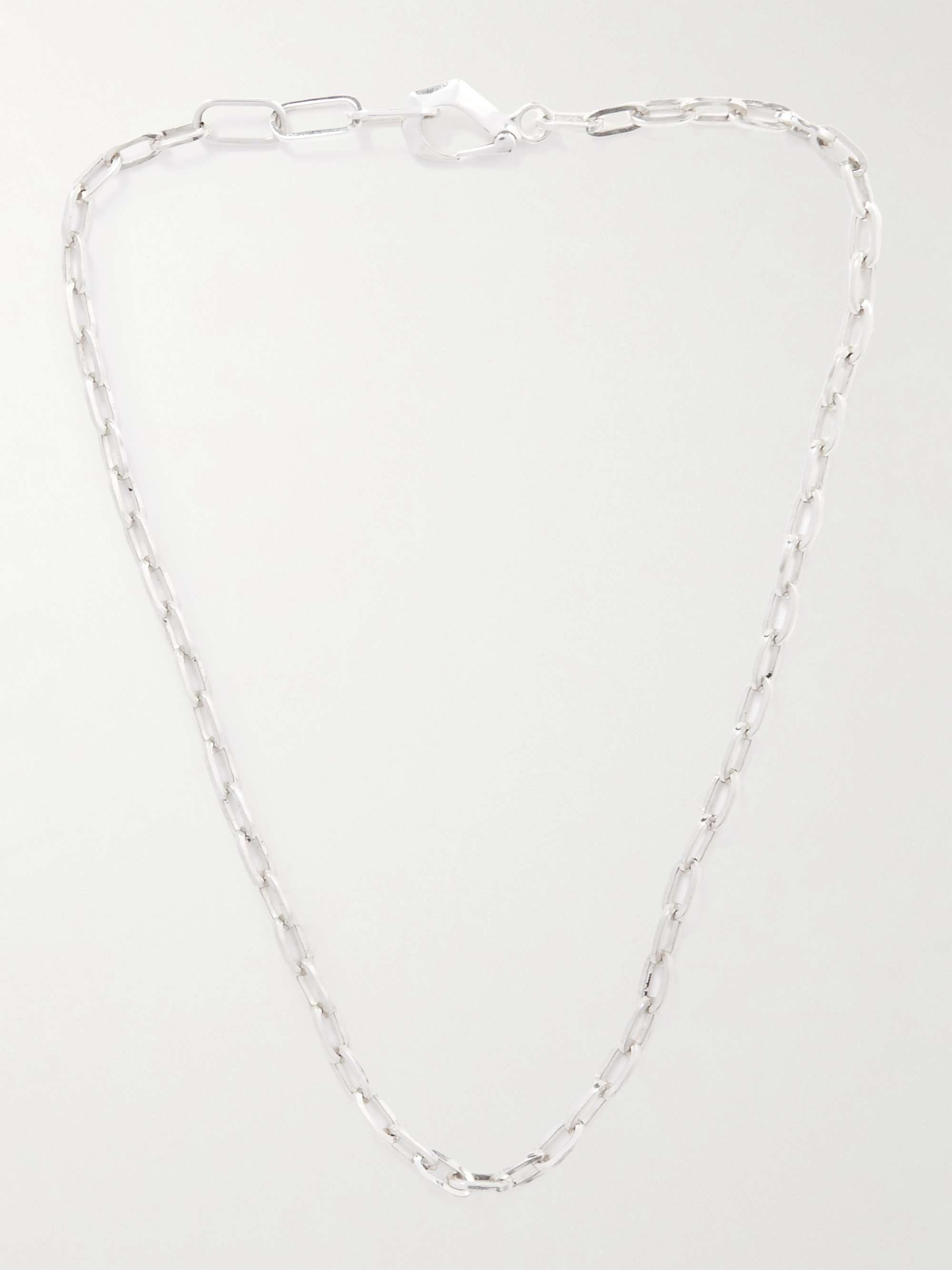 BOTTEGA VENETA Sterling Silver Chain Necklace for Men