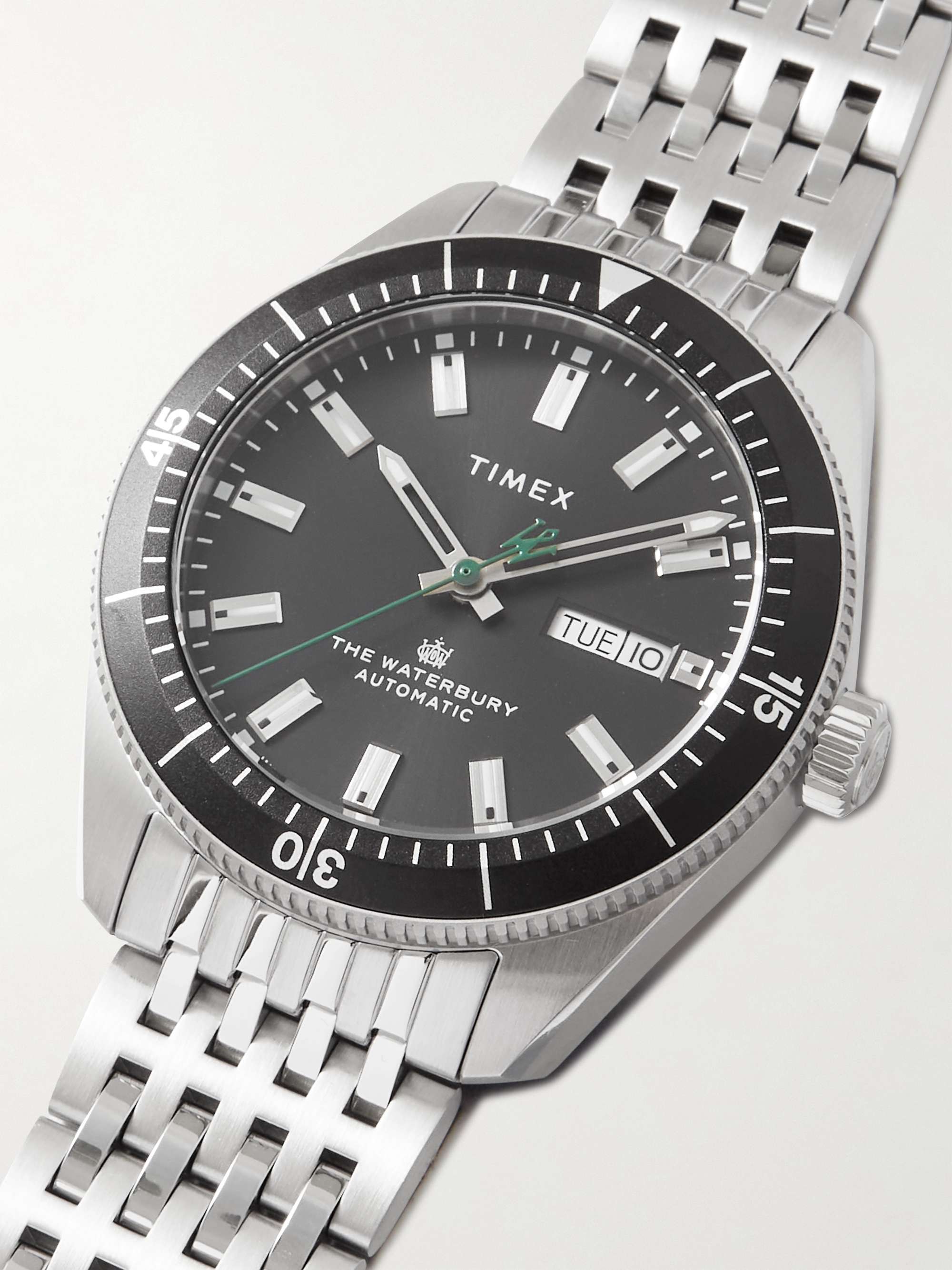TIMEX Waterbury Dive Automatic 40mm Stainless Steel Watch | MR PORTER