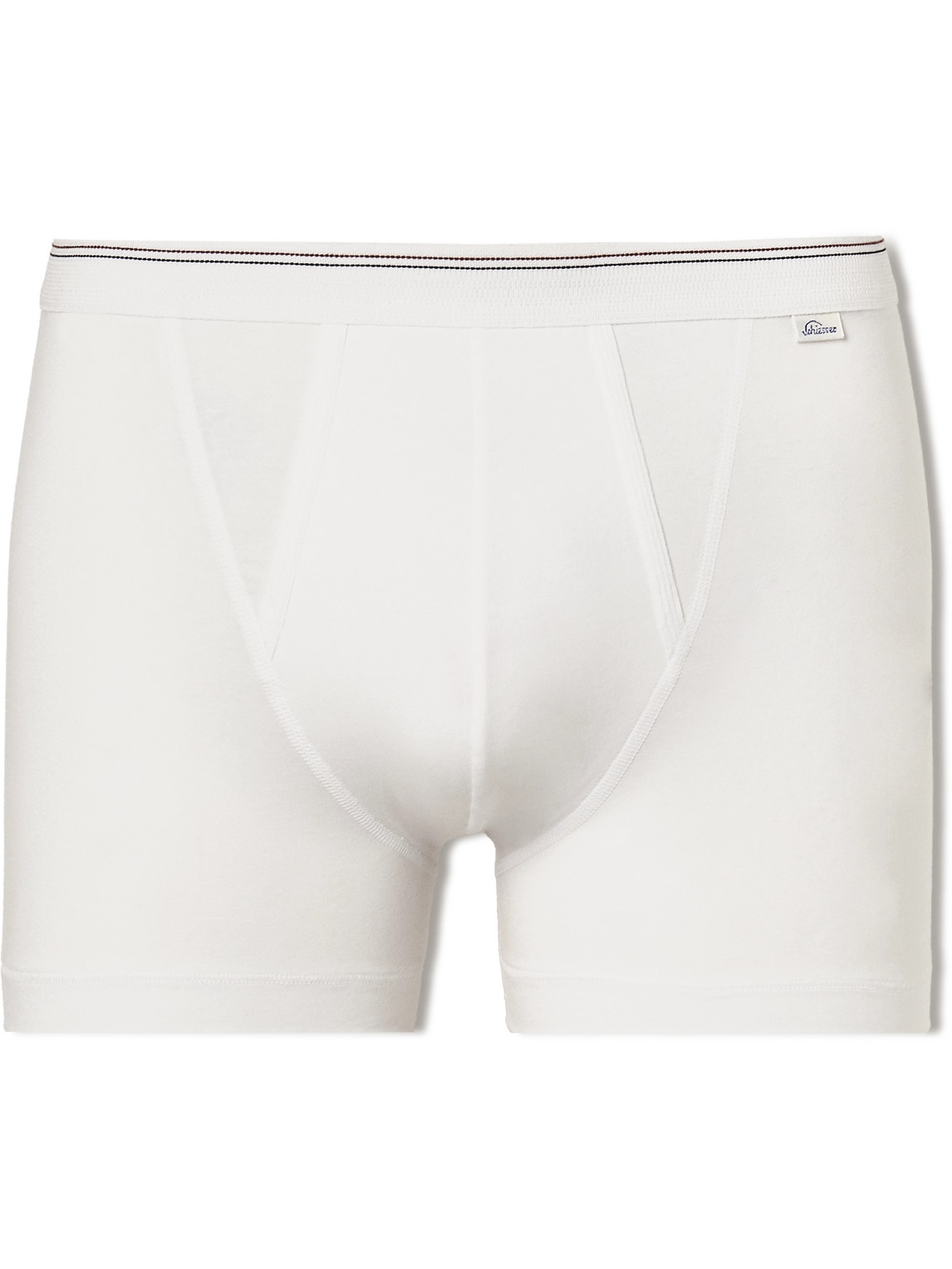 Schiesser - Lorenz Jersey Boxer Shorts - Men - White - M for Men