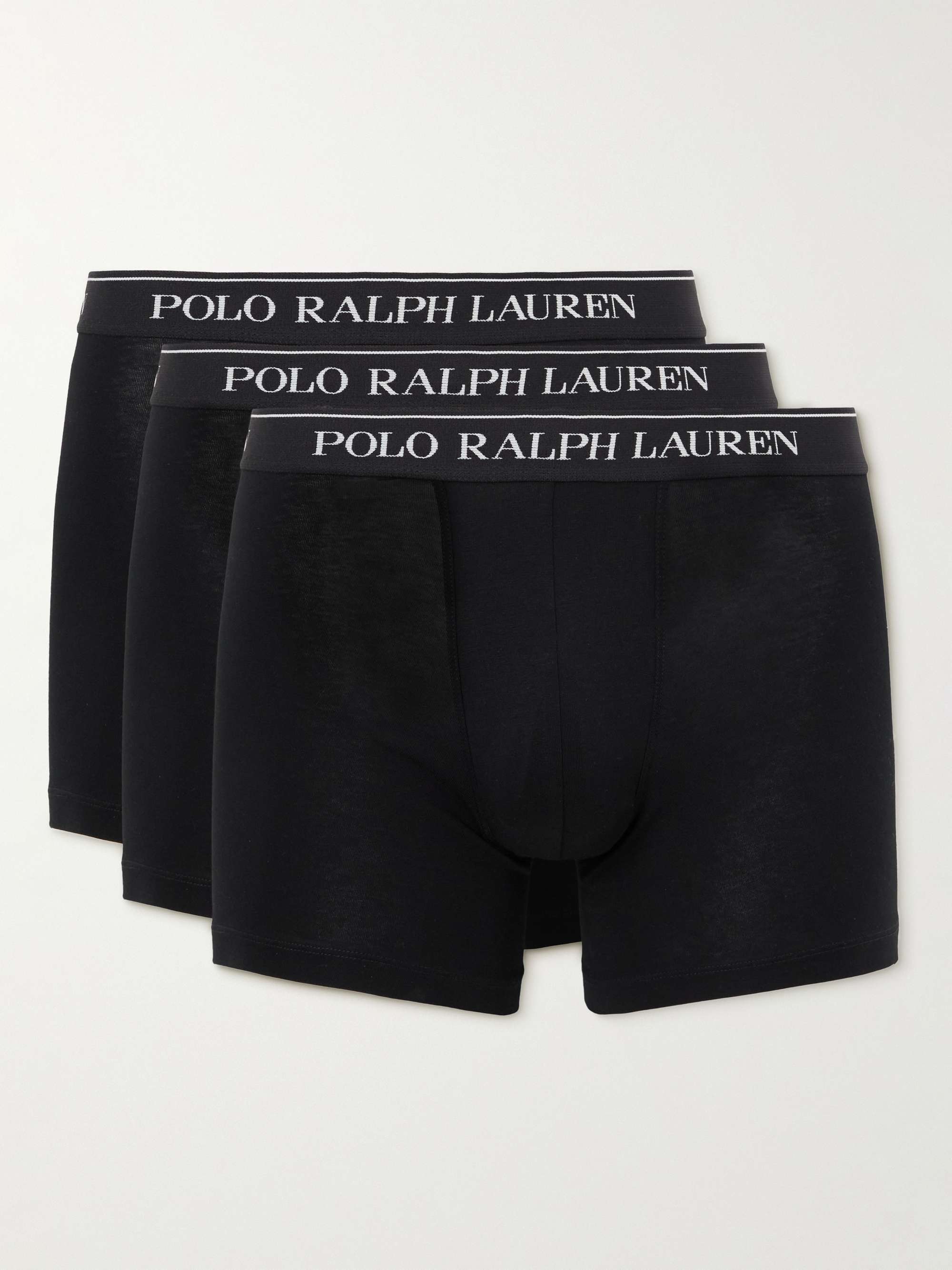 POLO RALPH LAUREN Three-Packs Stretch-Cotton Boxer Briefs | MR PORTER