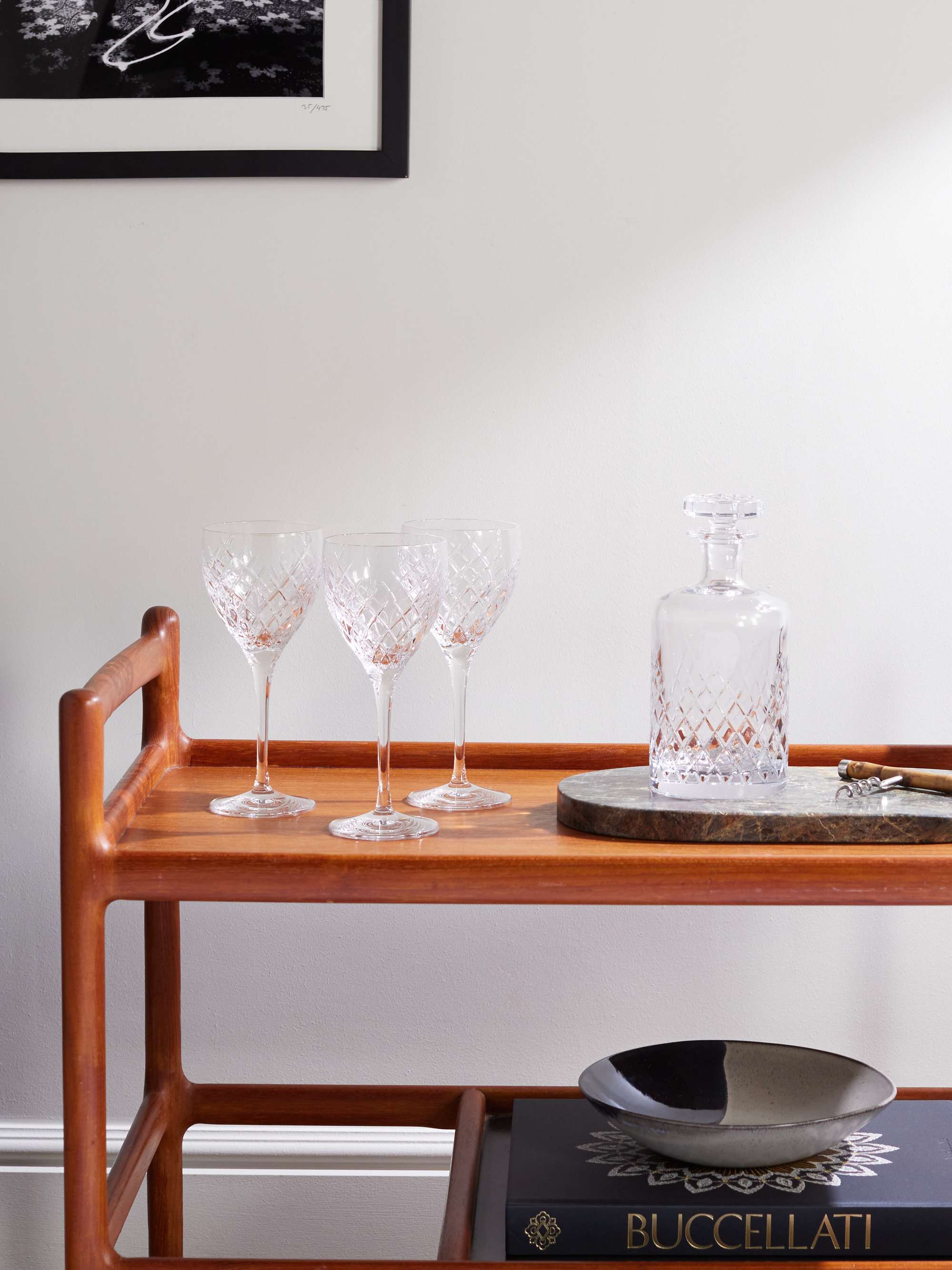 Fluted Wine Glass, Set of Four - Soho Home