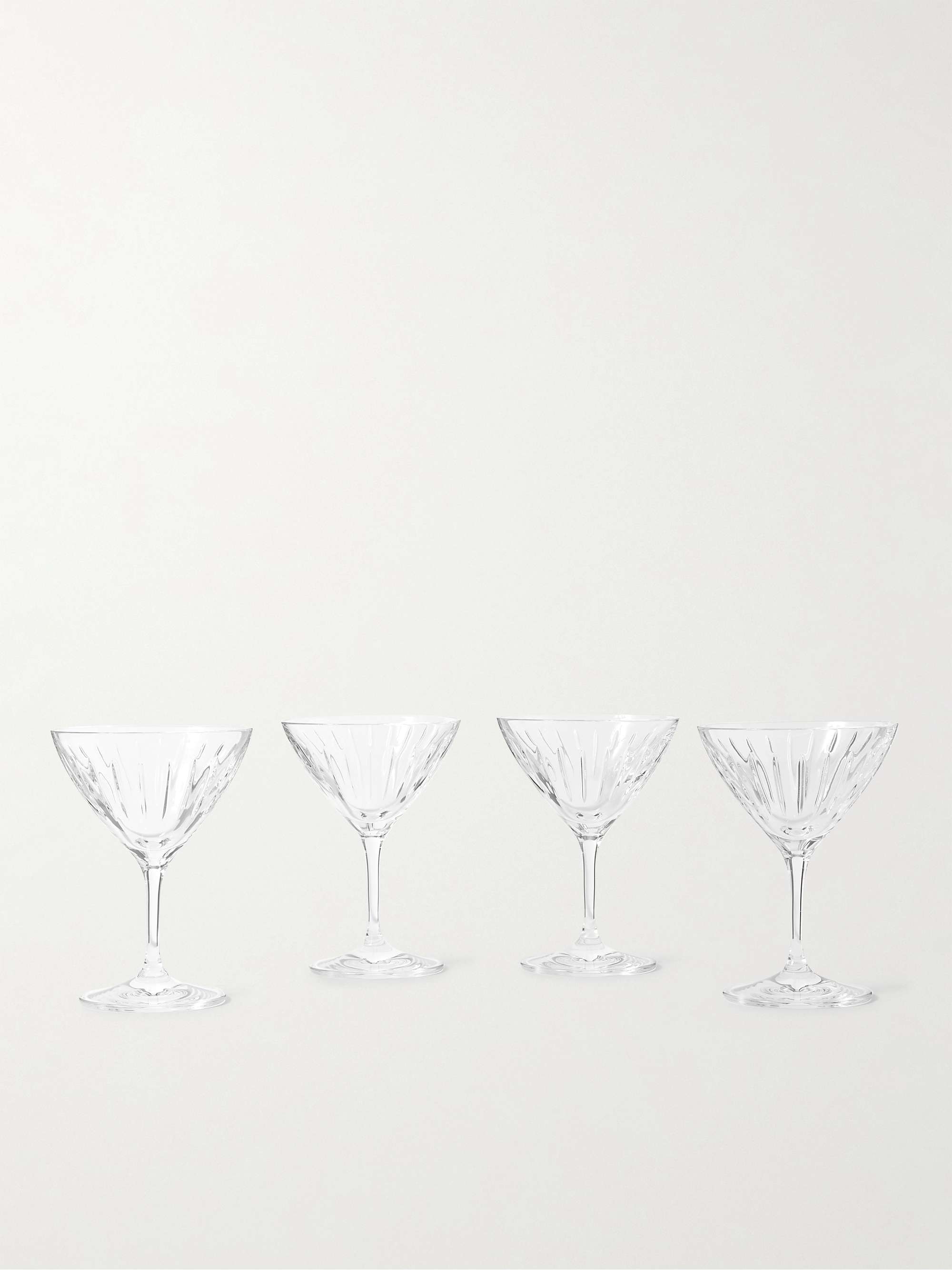 Set di quattro bicchieri da cocktail in cristallo Roebling SOHO HOME da  uomo | MR PORTER