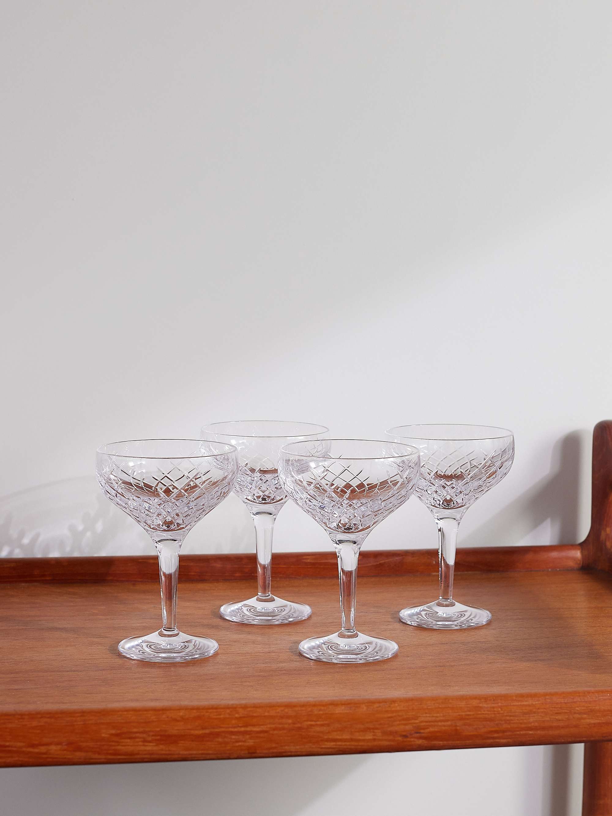 SOHO HOME Barwell Set of Four Crystal Coupe Glasses for Men | MR PORTER
