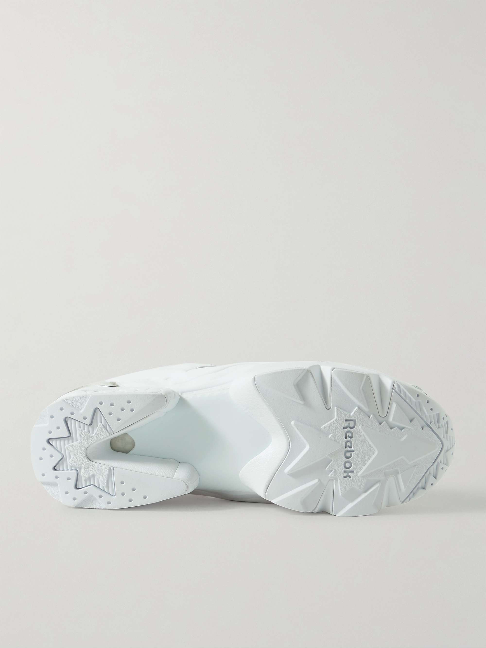 White + Maison Margiela Project 0 Memory Of Leather-Trimmed Neoprene and  Mesh Sneakers | REEBOK | MR PORTER