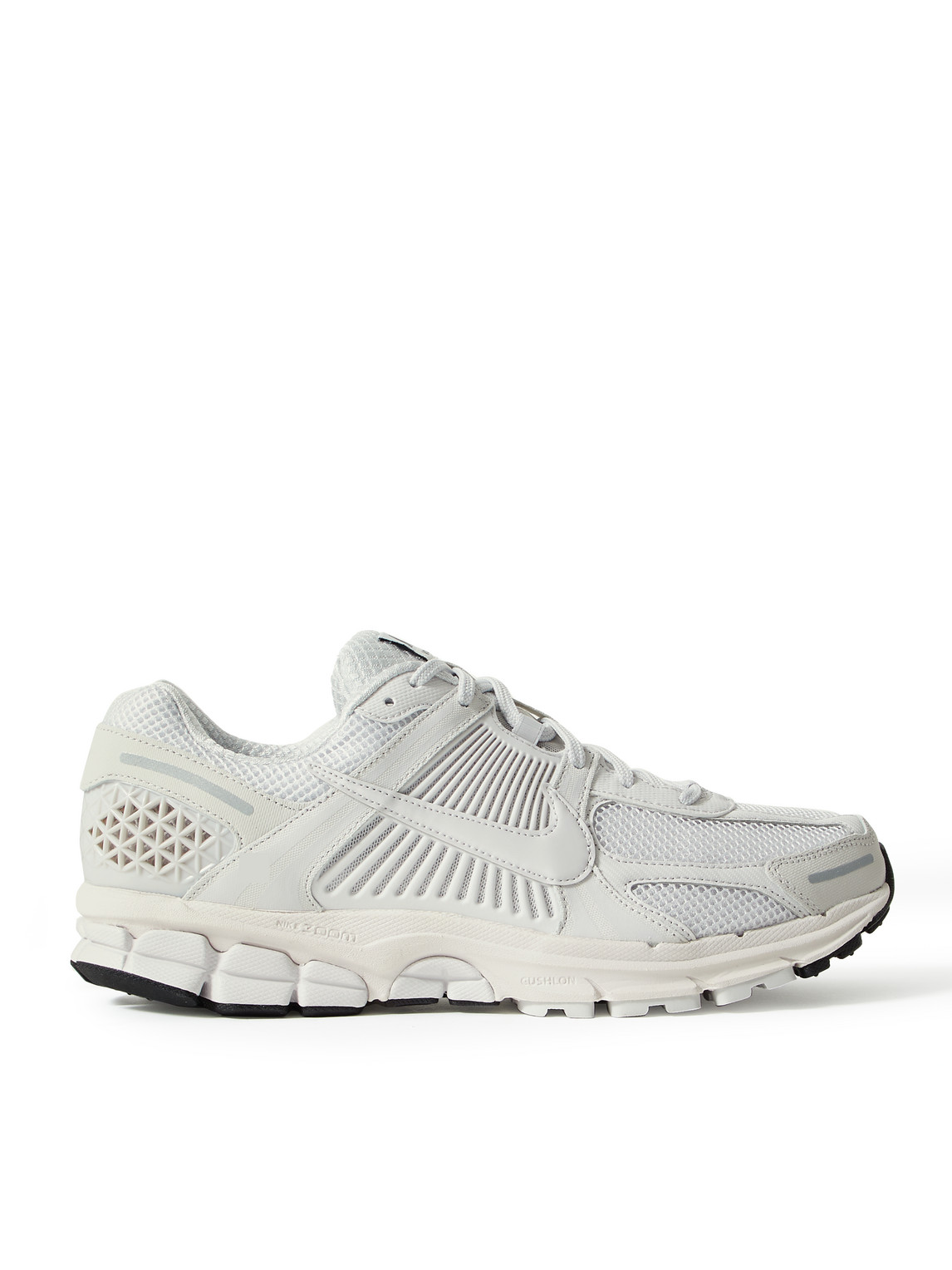 Shop Nike Zoom Vomero 5 Rubber-trimmed Mesh And Leather Sneakers In Gray