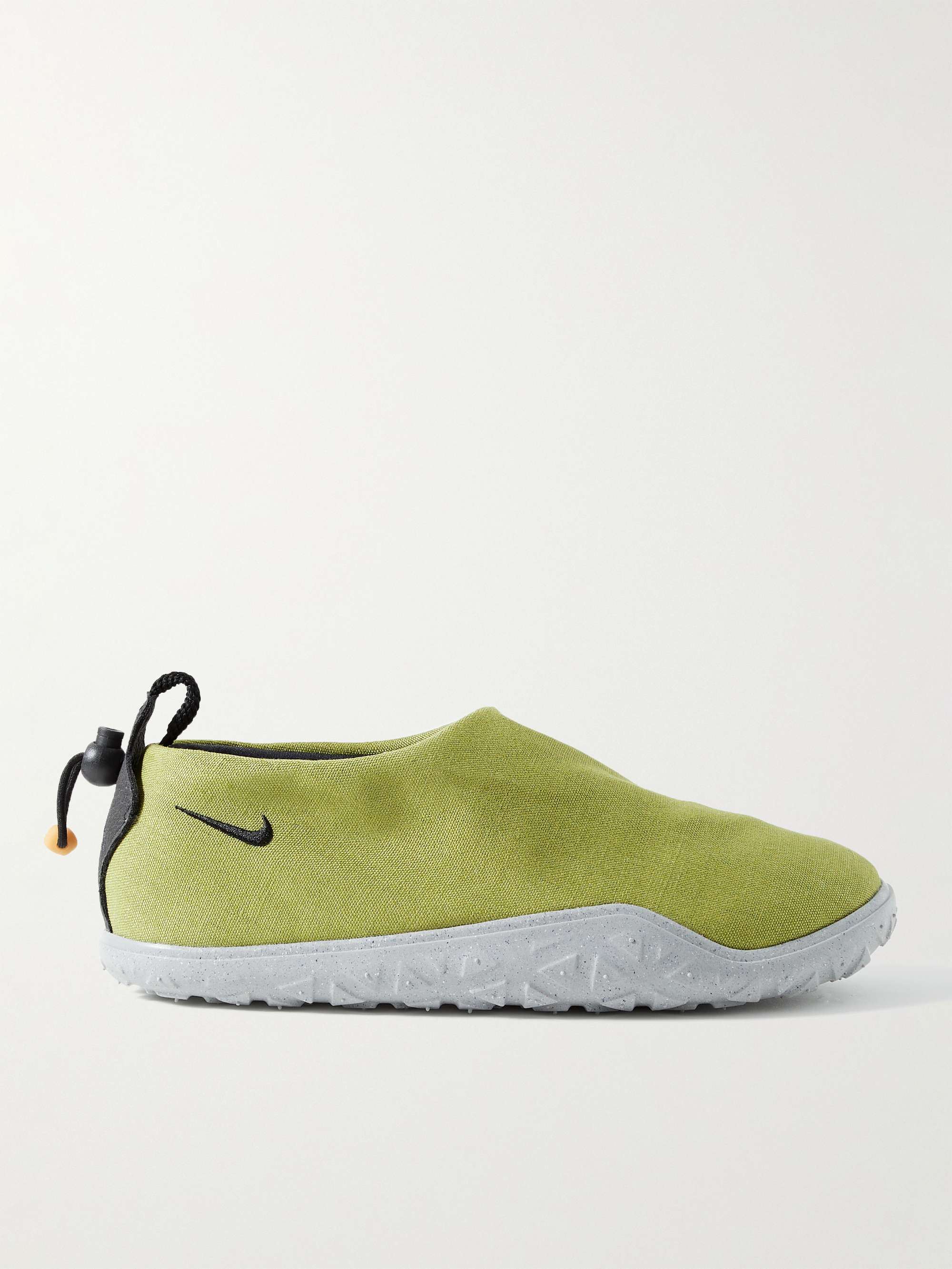 NIKE ACG Moc Leather-Trimmed Canvas Slip-On Sneakers | MR PORTER