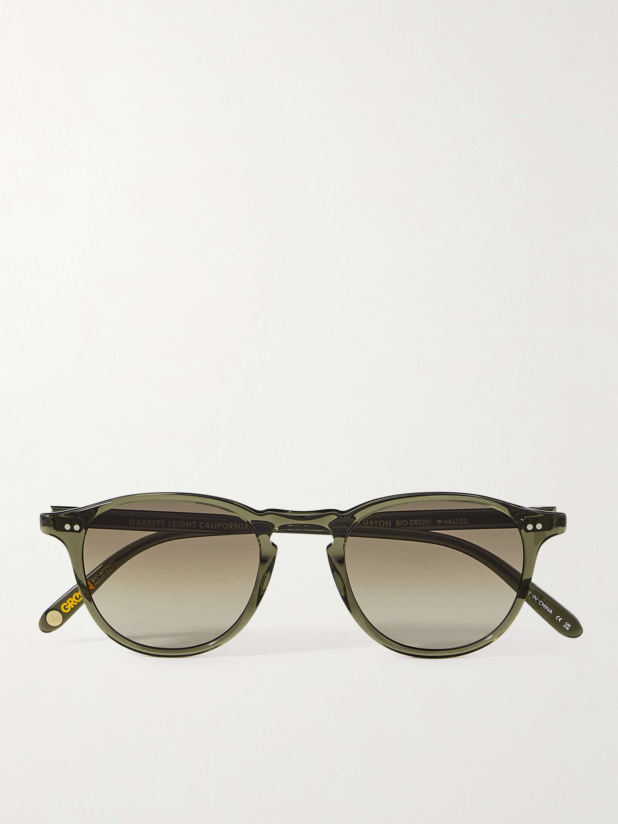 GARRETT LEIGHT CALIFORNIA OPTICAL Hampton Round-Frame Acetate Sunglasses  for Men | MR PORTER