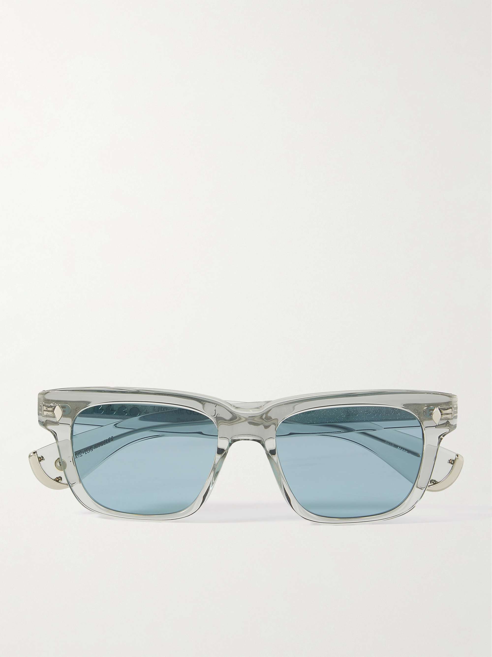 شفاف Officine Générale + نظارات شمسية من الأسيتات بإطار مربع | GARRETT  LEIGHT CALIFORNIA OPTICAL | MR PORTER