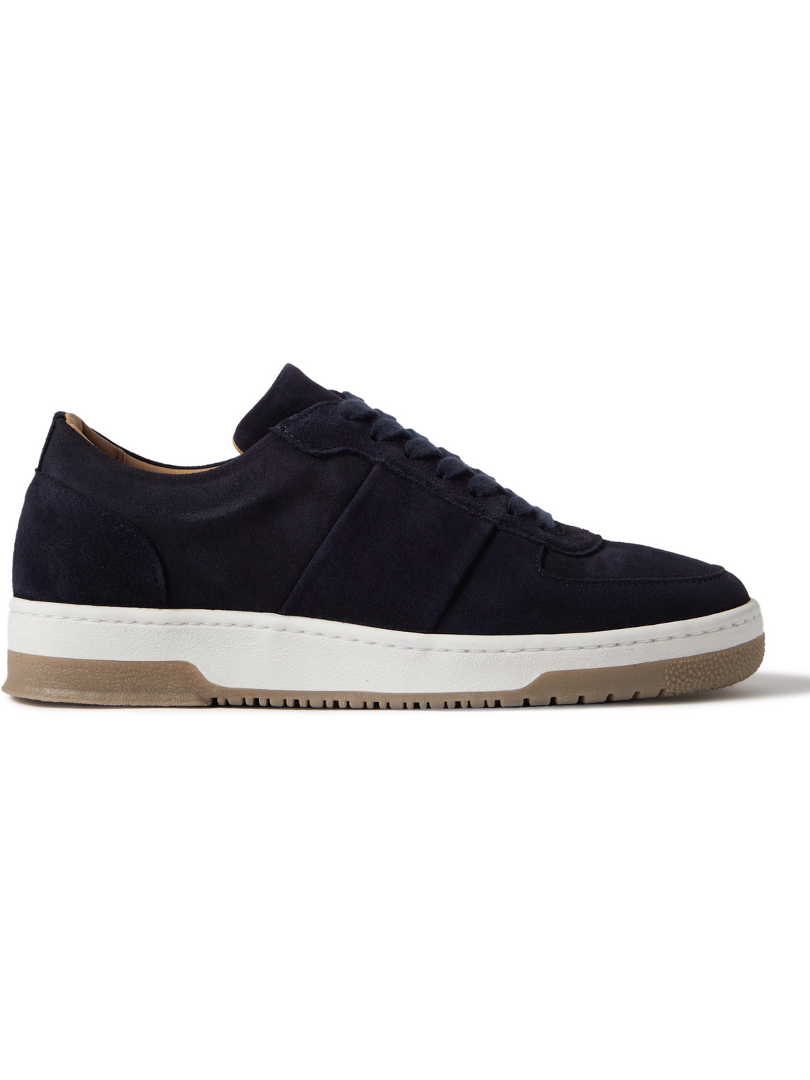 Mr P Larry Suede Trainers In Blue