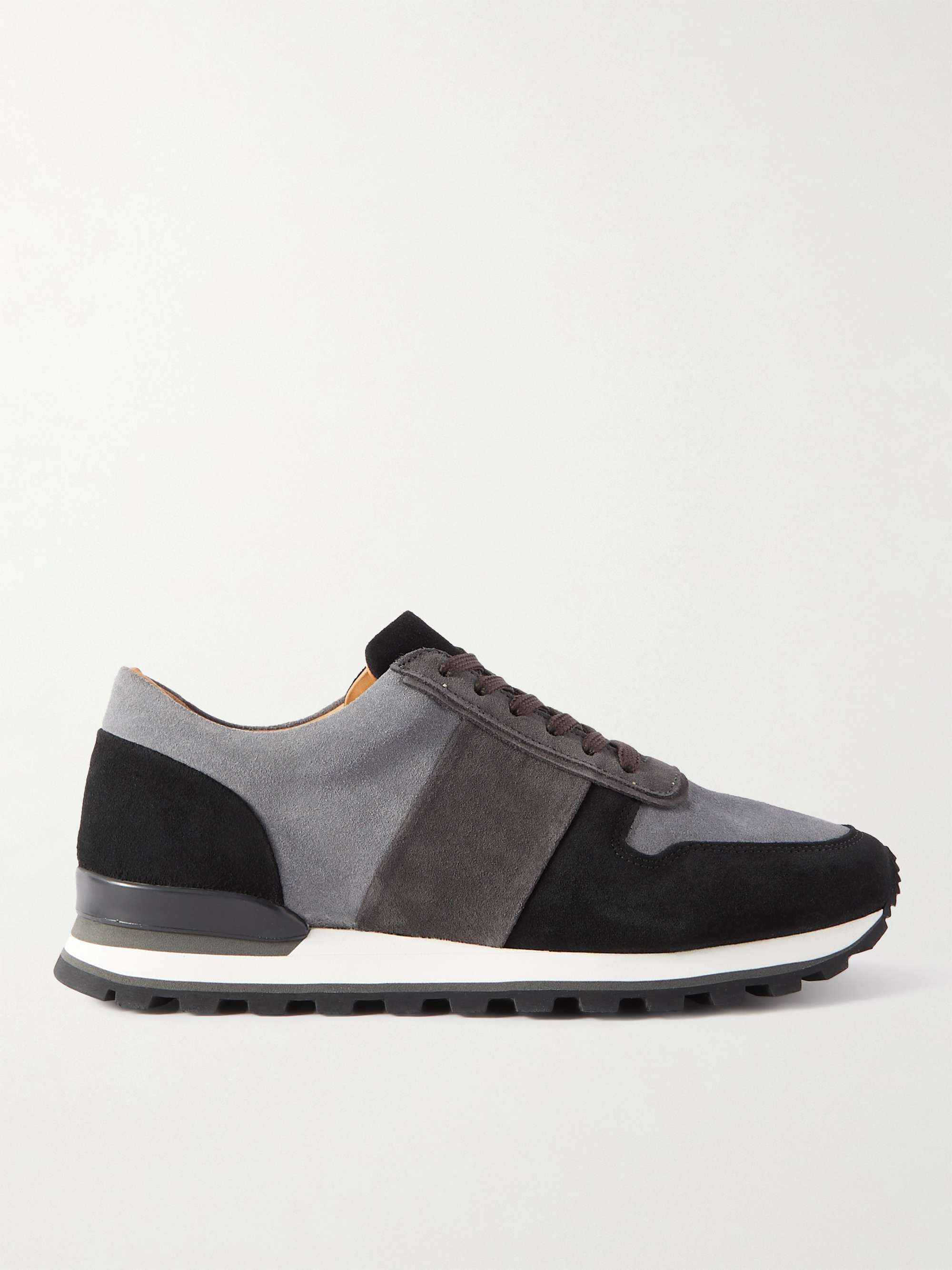 MR P. Carlos Panelled Suede Sneakers for Men | MR PORTER
