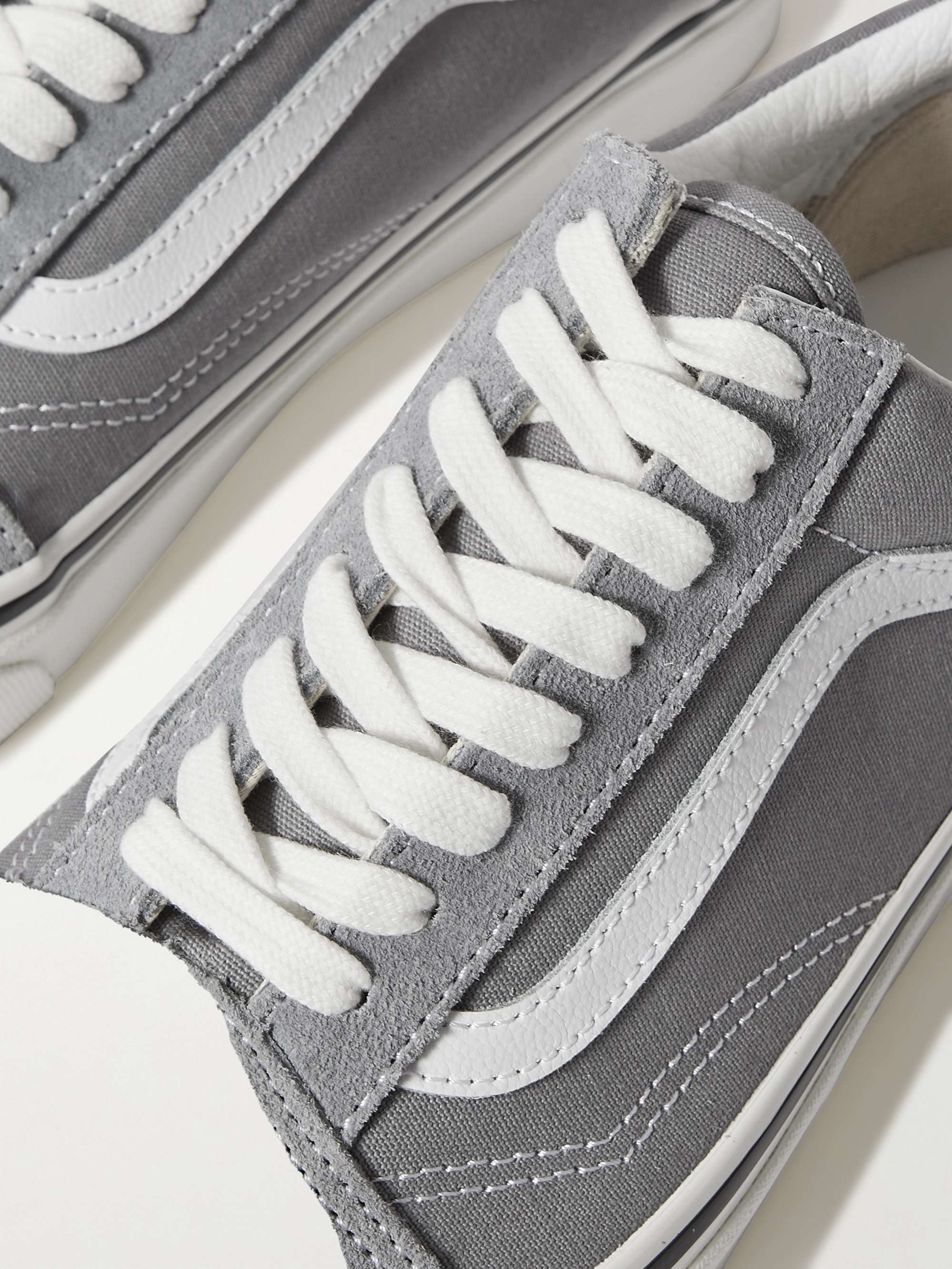 Gray Anaheim Factory Old Skool 36 DX Canvas, Suede and Leather Sneakers |  VANS | MR PORTER