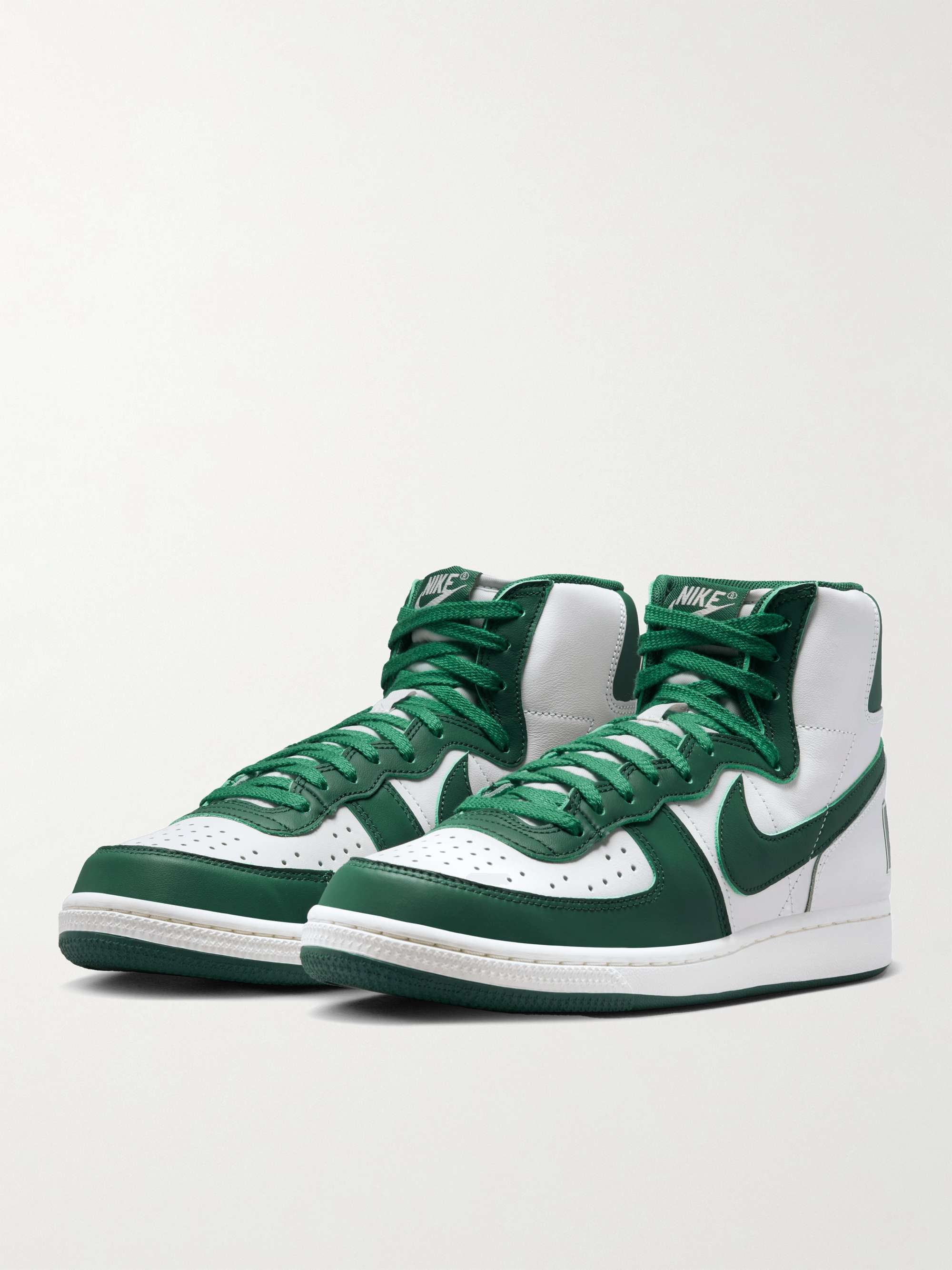 NIKE Terminator Leather High-Top Sneakers for Men | MR PORTER