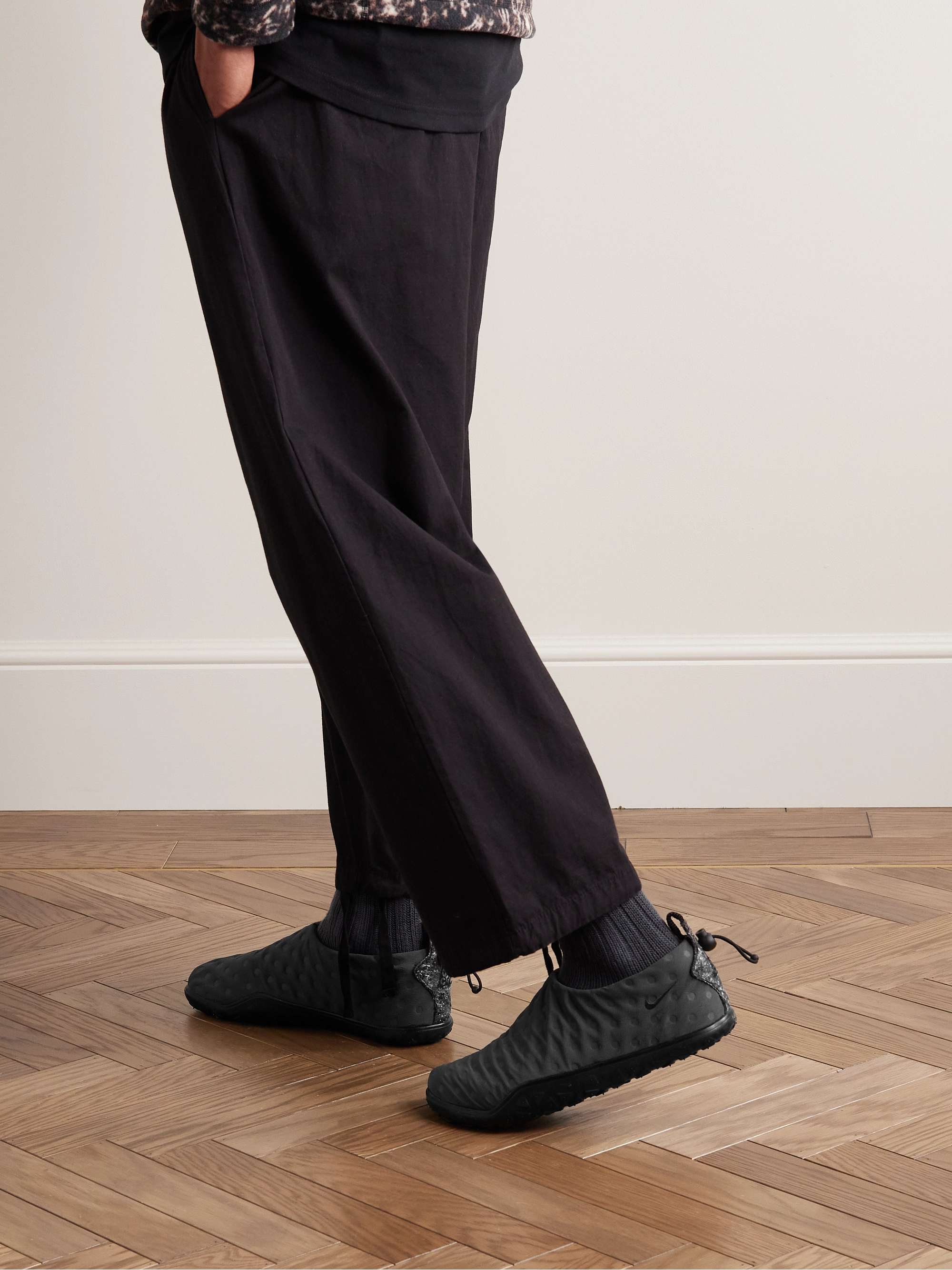NIKE ACG Moc Wool-Trimmed Neoprene Slip-On Sneakers | MR PORTER
