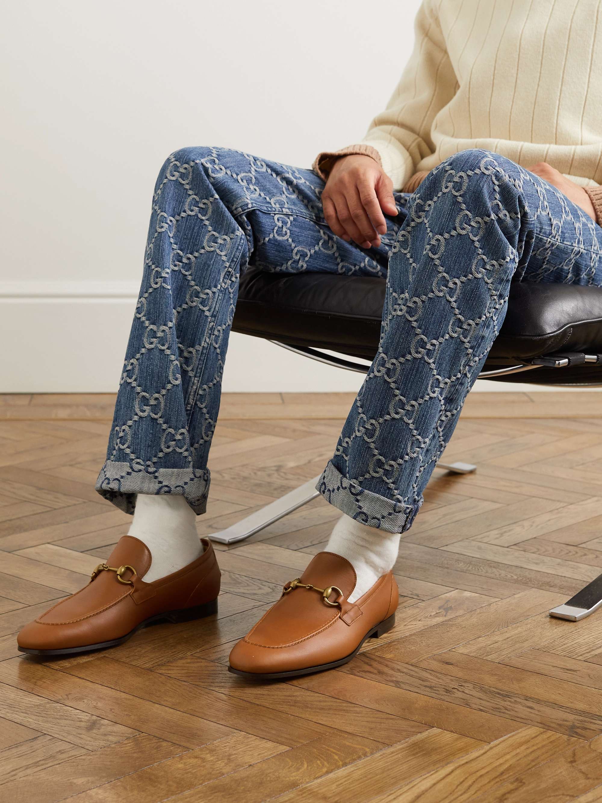 Jordaan Horsebit Leather Loafers for Men | MR PORTER