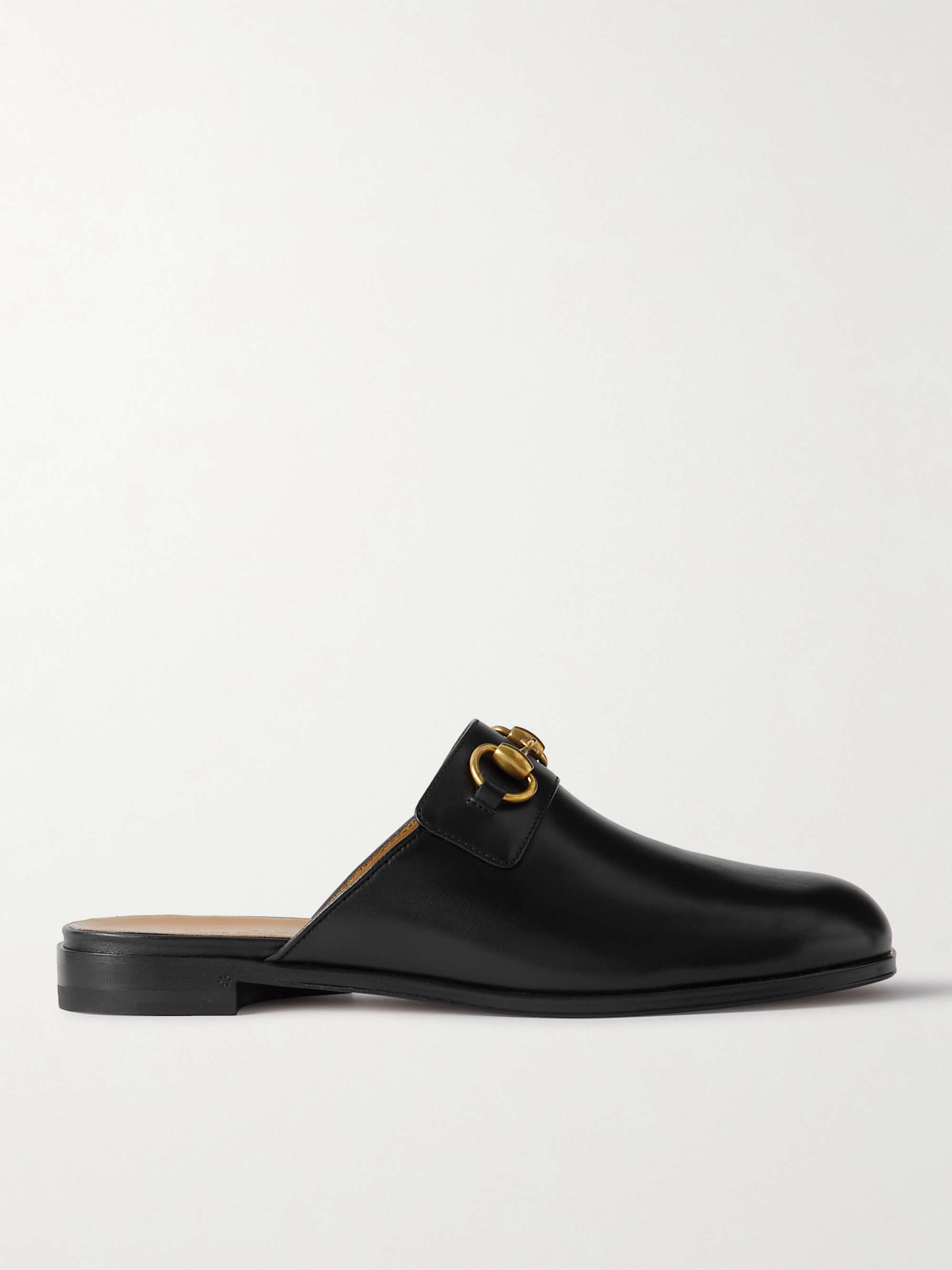 GUCCI Horsebit Leather Sandals for Men | MR PORTER