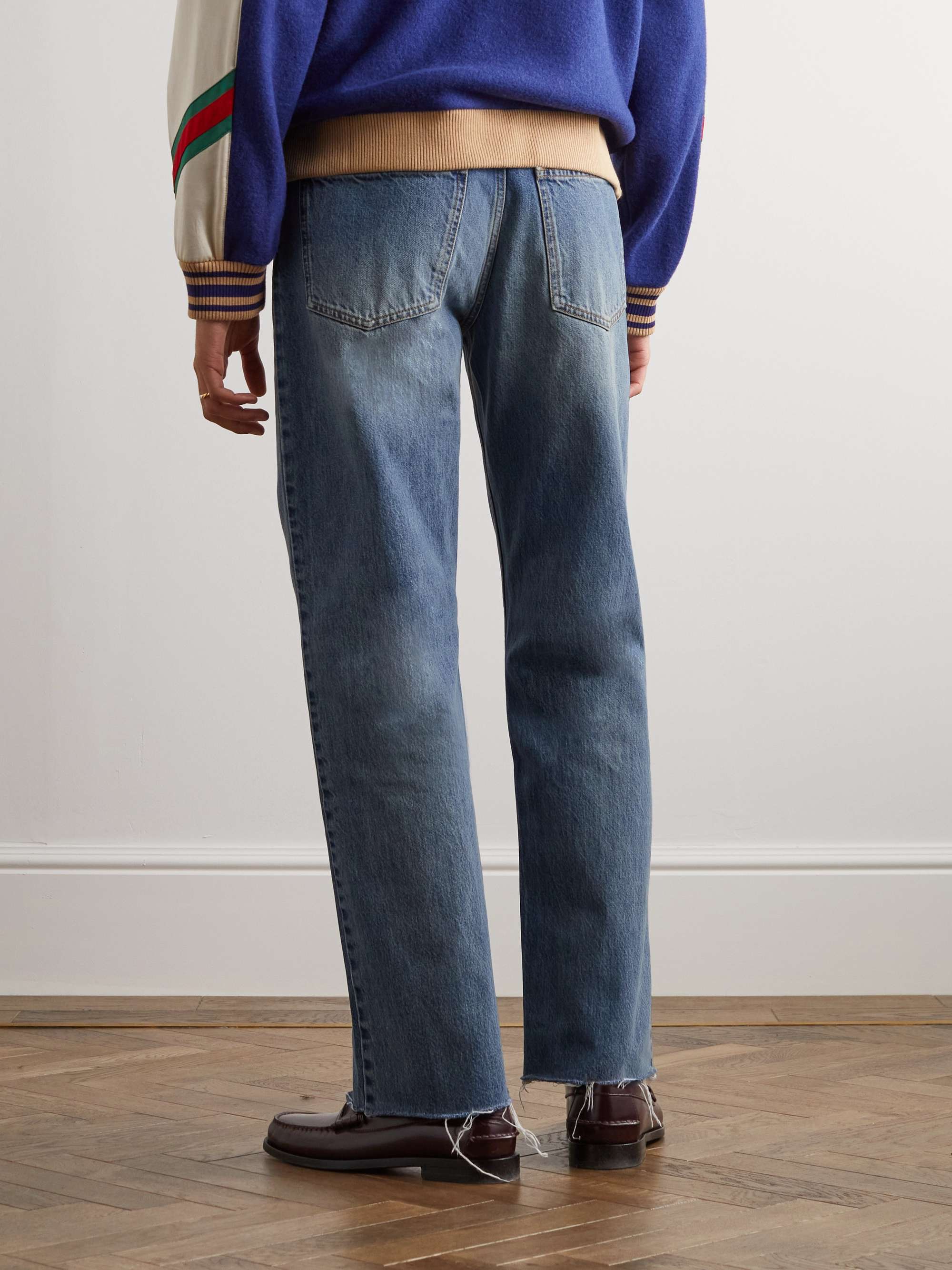 GUCCI Wide-Leg Jeans for Men | MR PORTER