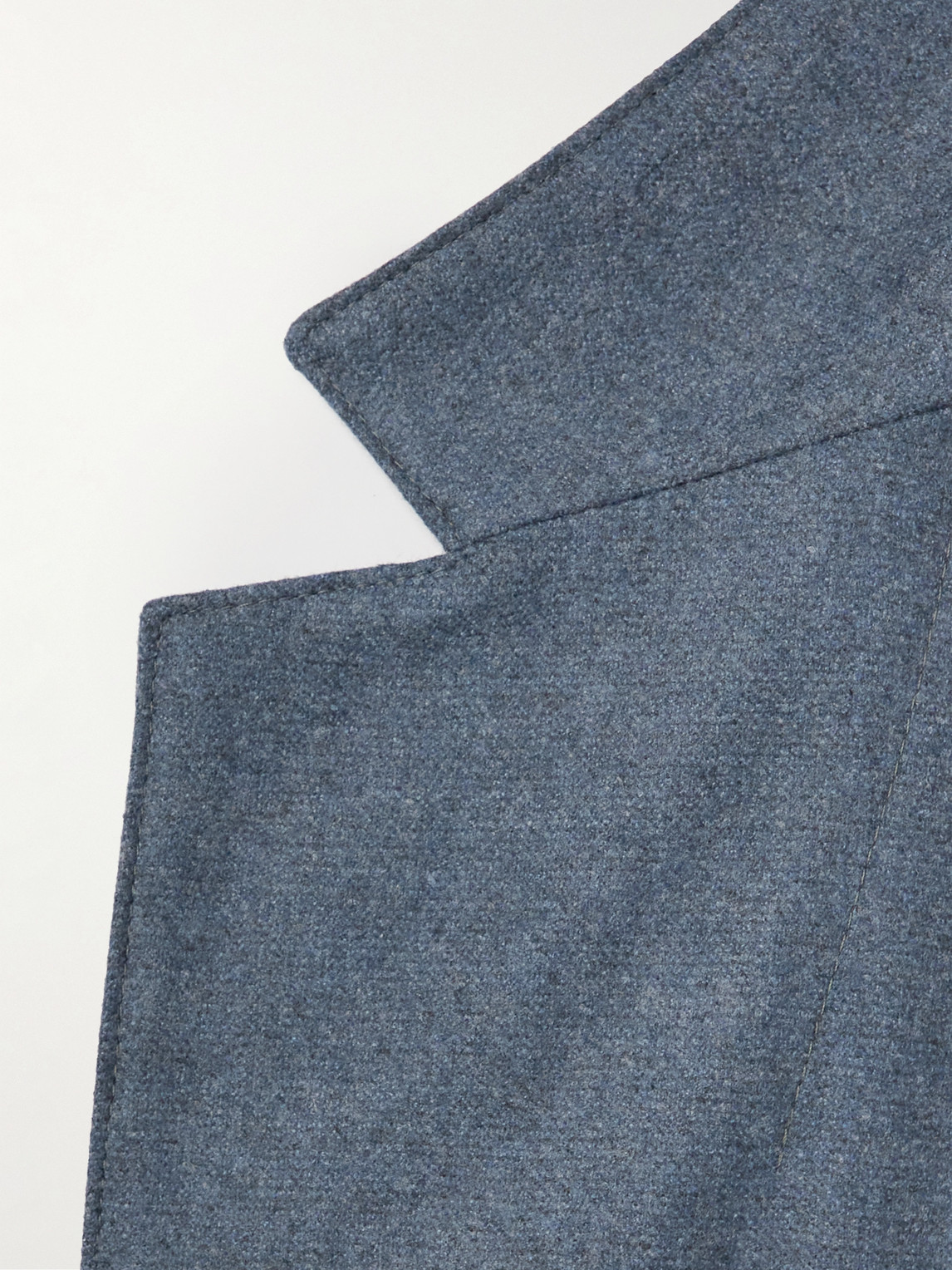 Shop Stòffa Wool-flannel Blazer In Blue