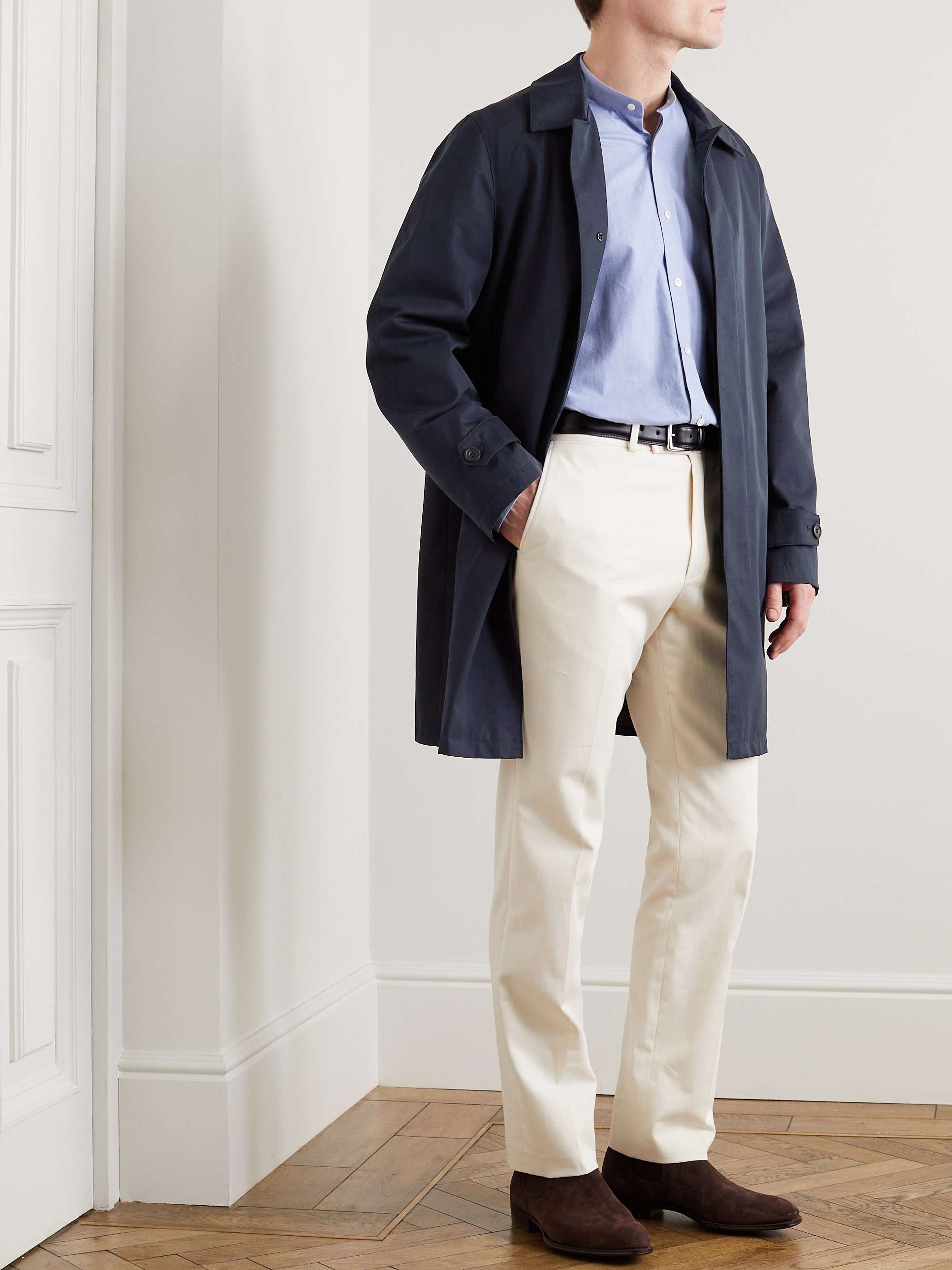 KINGSMAN Kilburn Cotton-Gabardine Raincoat | MR PORTER