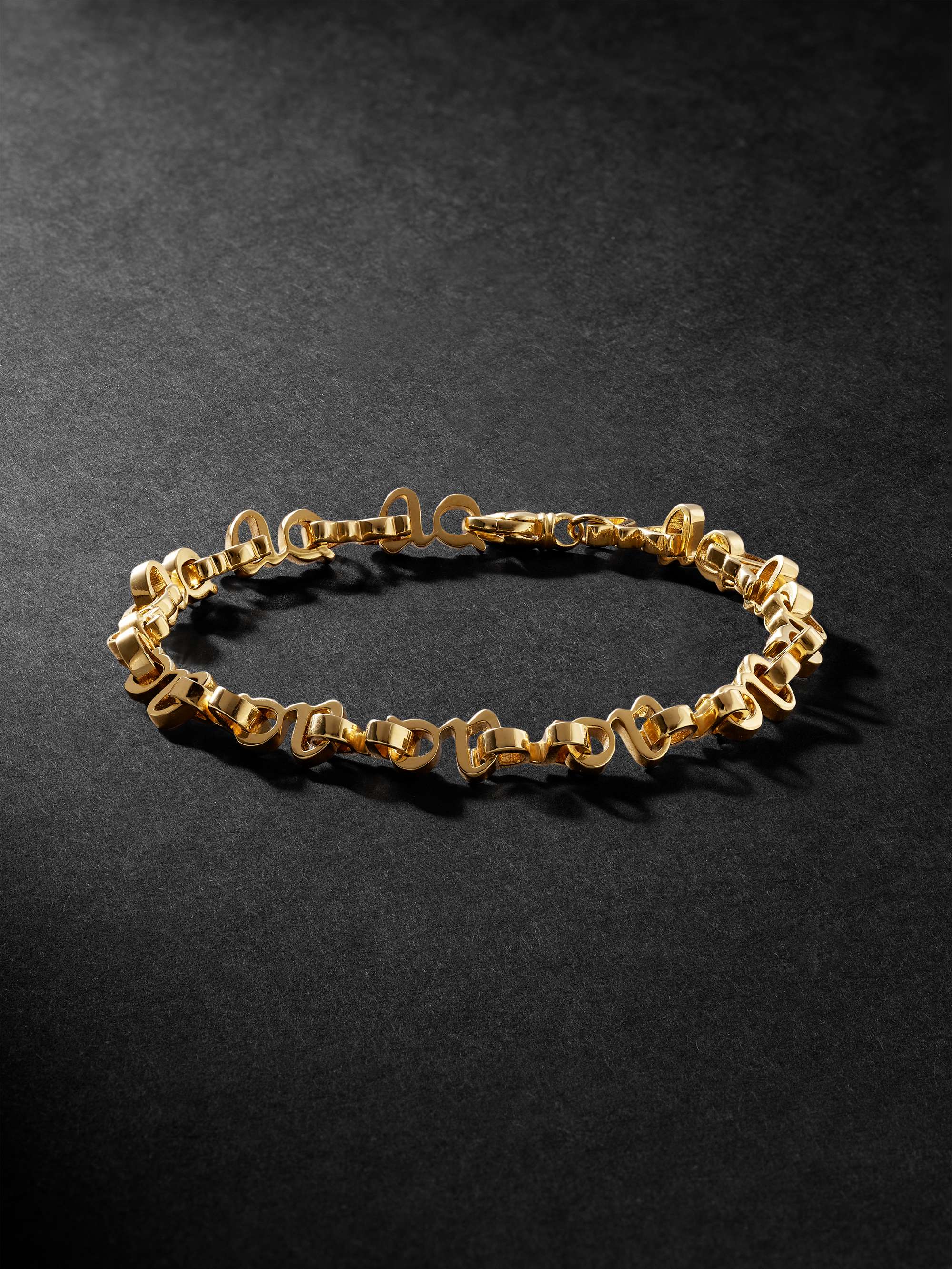 GREG YUNA G Link Gold Diamond Bracelet | MR PORTER