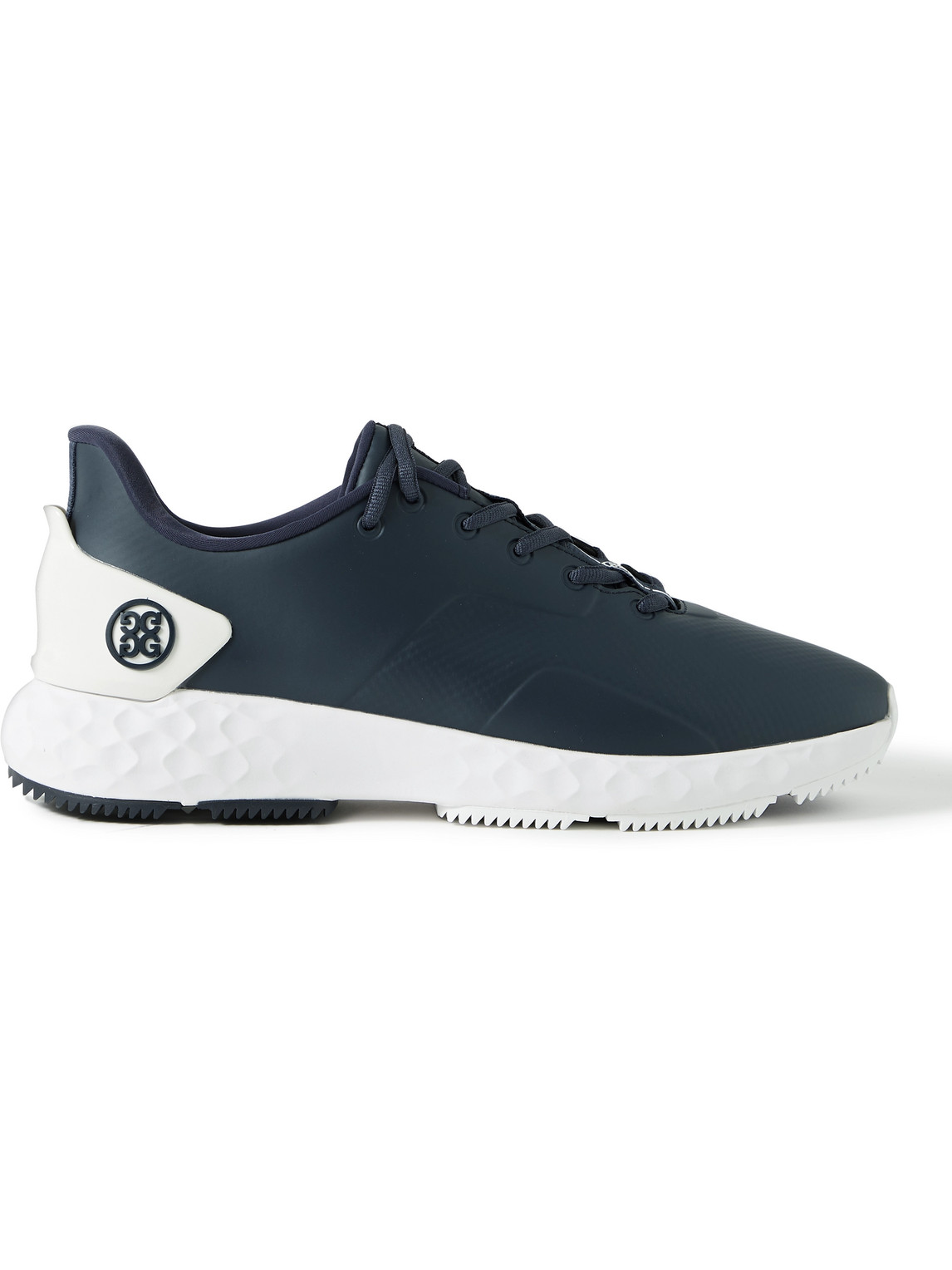 G/fore Mg4 Rubber-trimmed Coated-mesh Golf Shoes In Blue