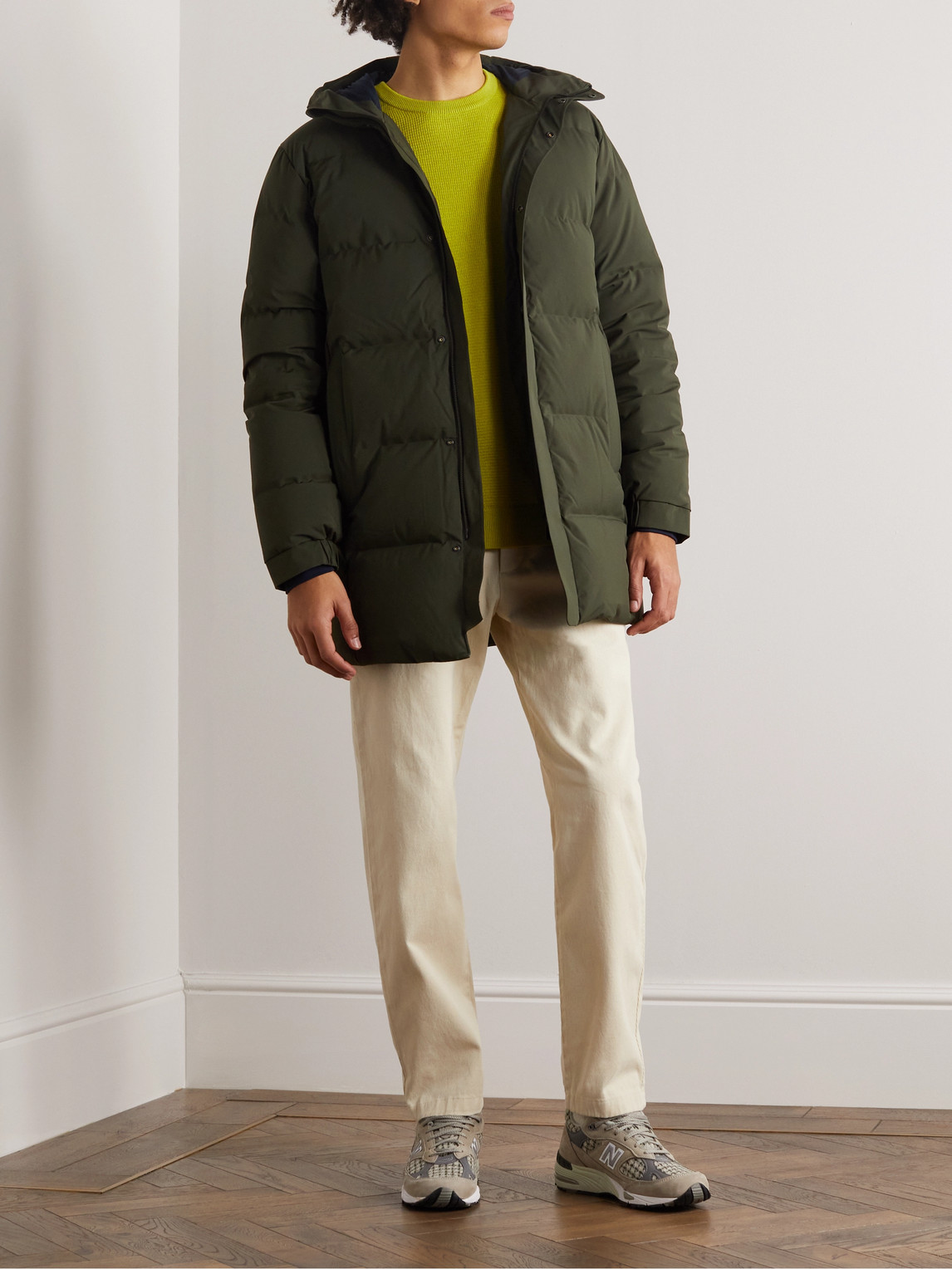 Nn07 Golf 8181 Quilted Shell Hooded Down Jacket In Green | ModeSens