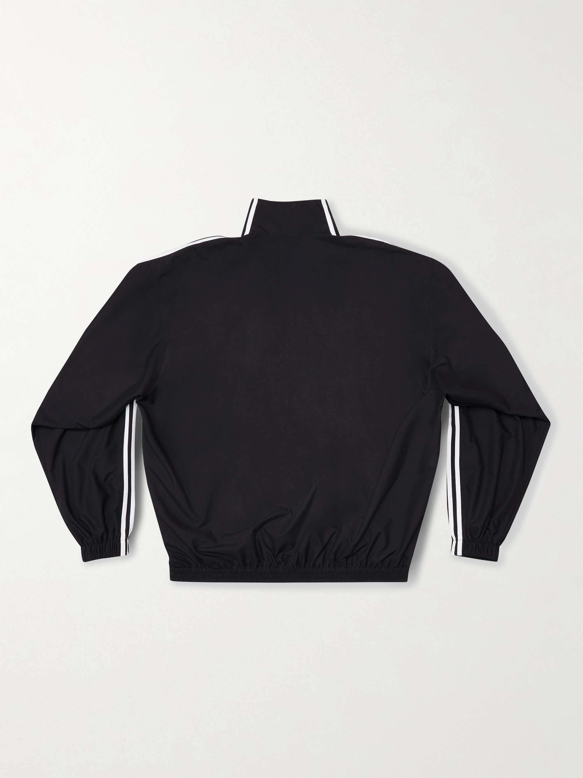 BALENCIAGA + adidas Striped Logo-Print Cotton-Blend Tech-Jersey Track  Jacket | MR PORTER