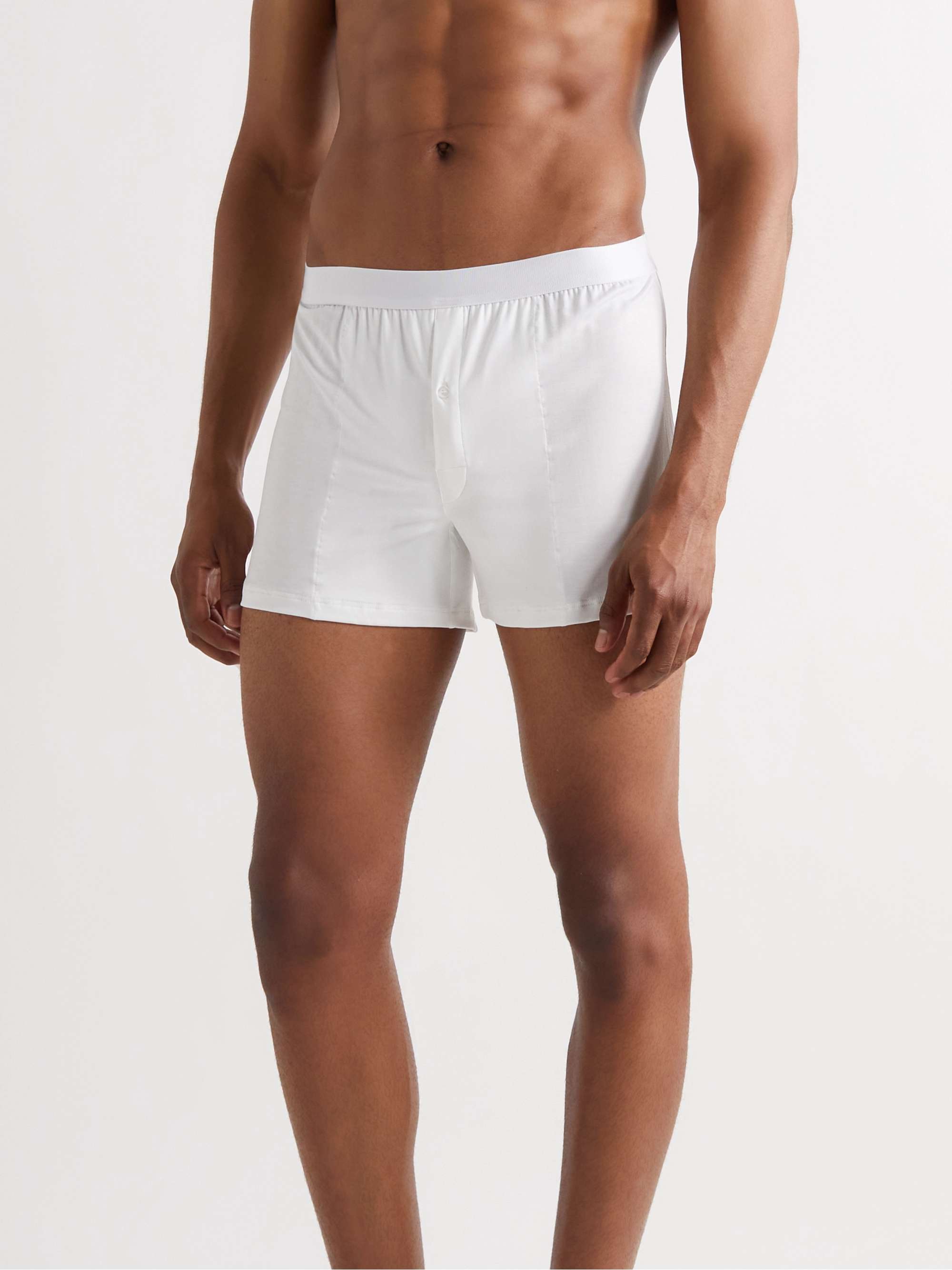 CDLP Three-Pack Slim-Fit Stretch-Lyocell Boxer Shorts for Men | MR PORTER