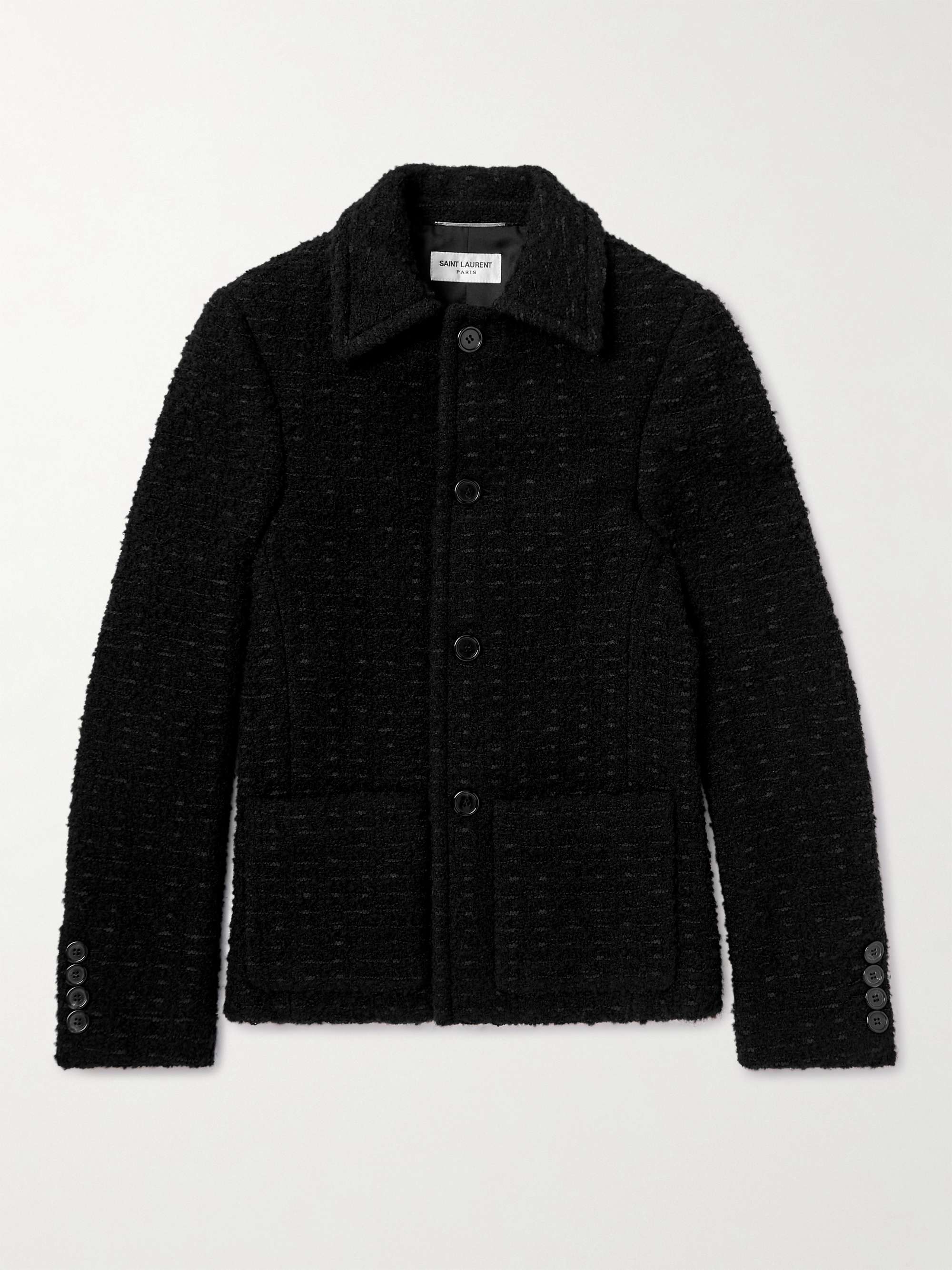 Giacca slim-fit in tweed di misto lana SAINT LAURENT da uomo | MR PORTER