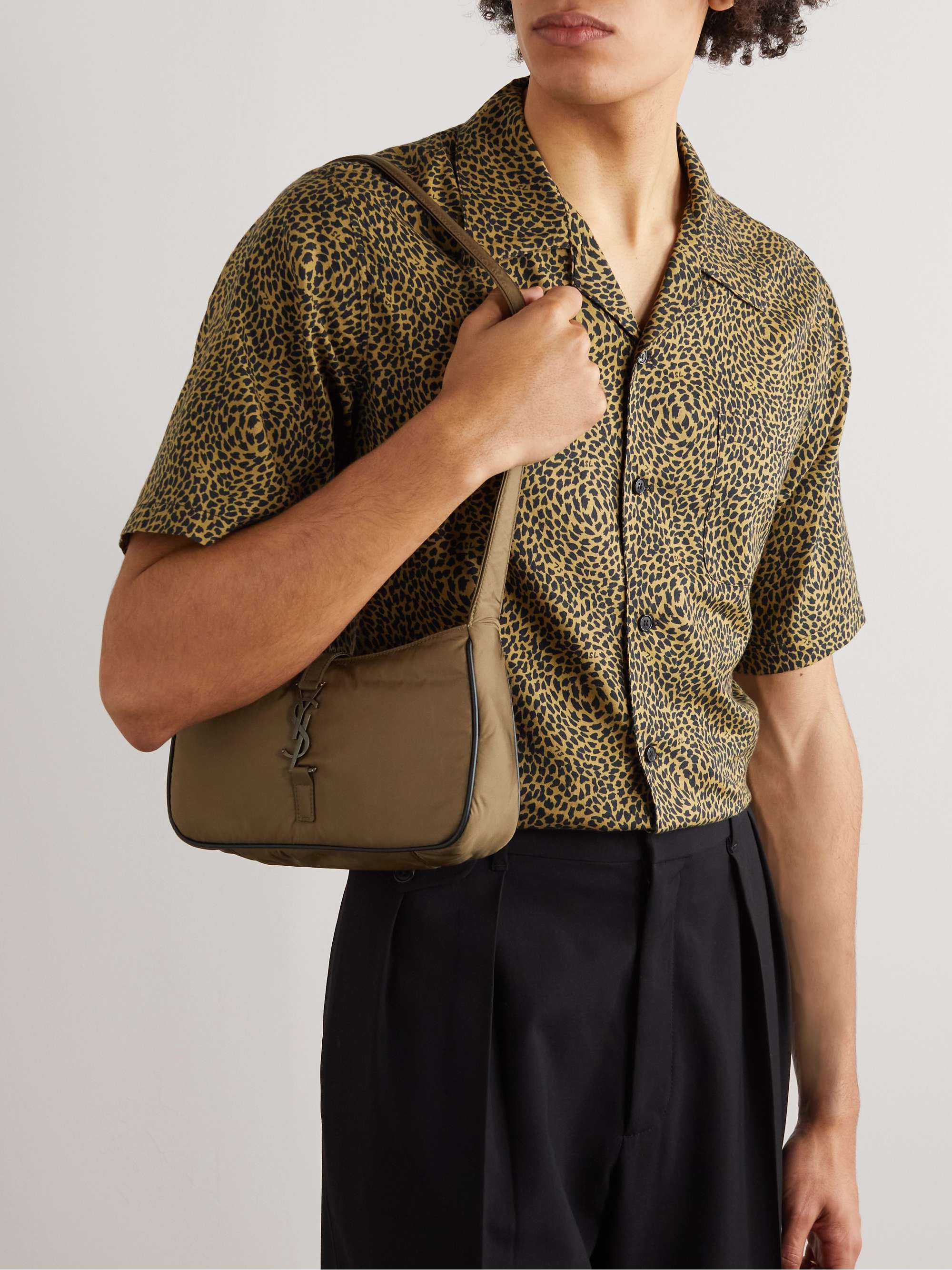 Studio Manhattan San Fransisco” Medium Messenger Bag Shoulder Canvas  Leather