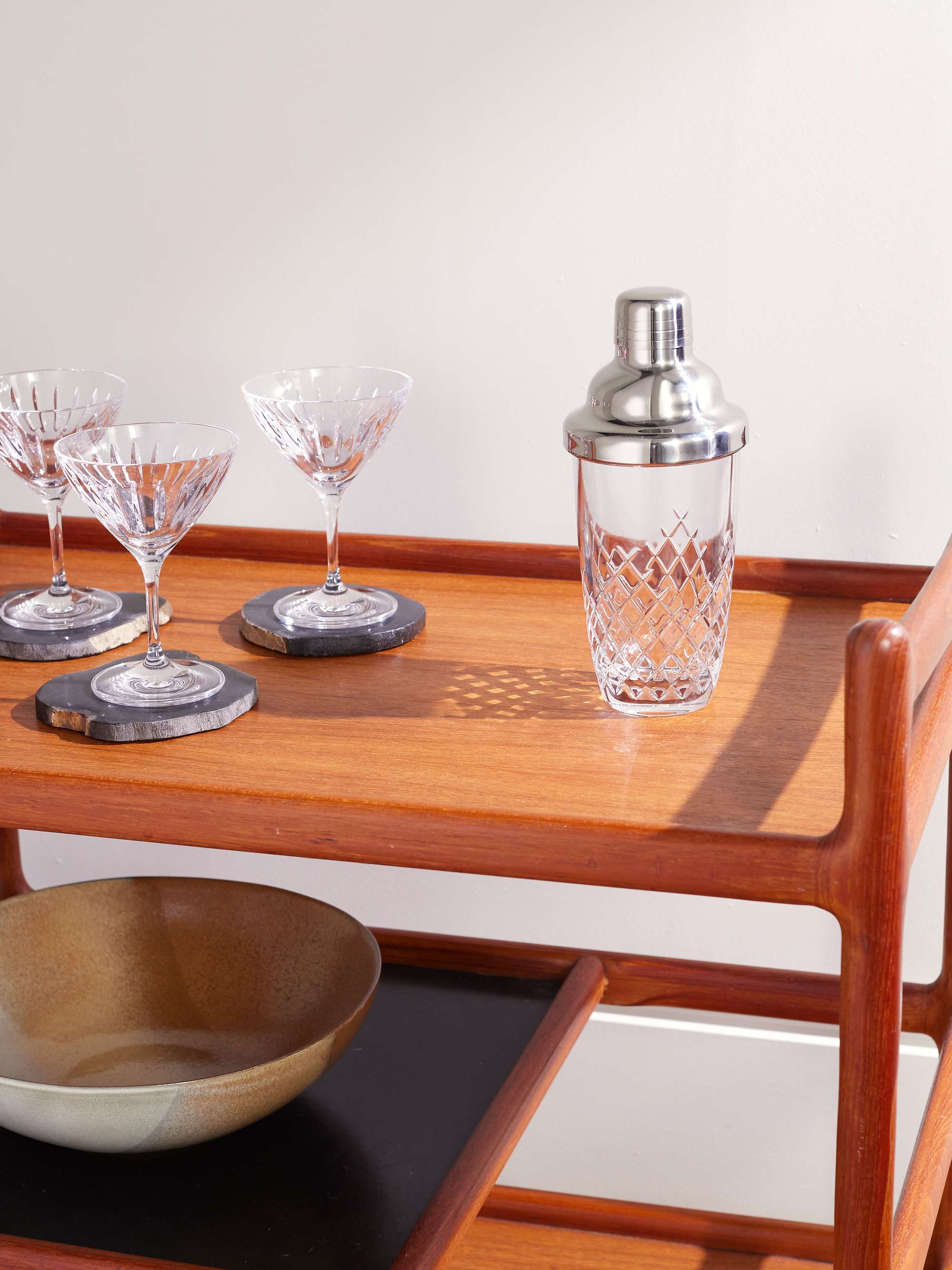 SOHO HOME Barwell Cut Crystal Martini Shaker for Men | MR PORTER