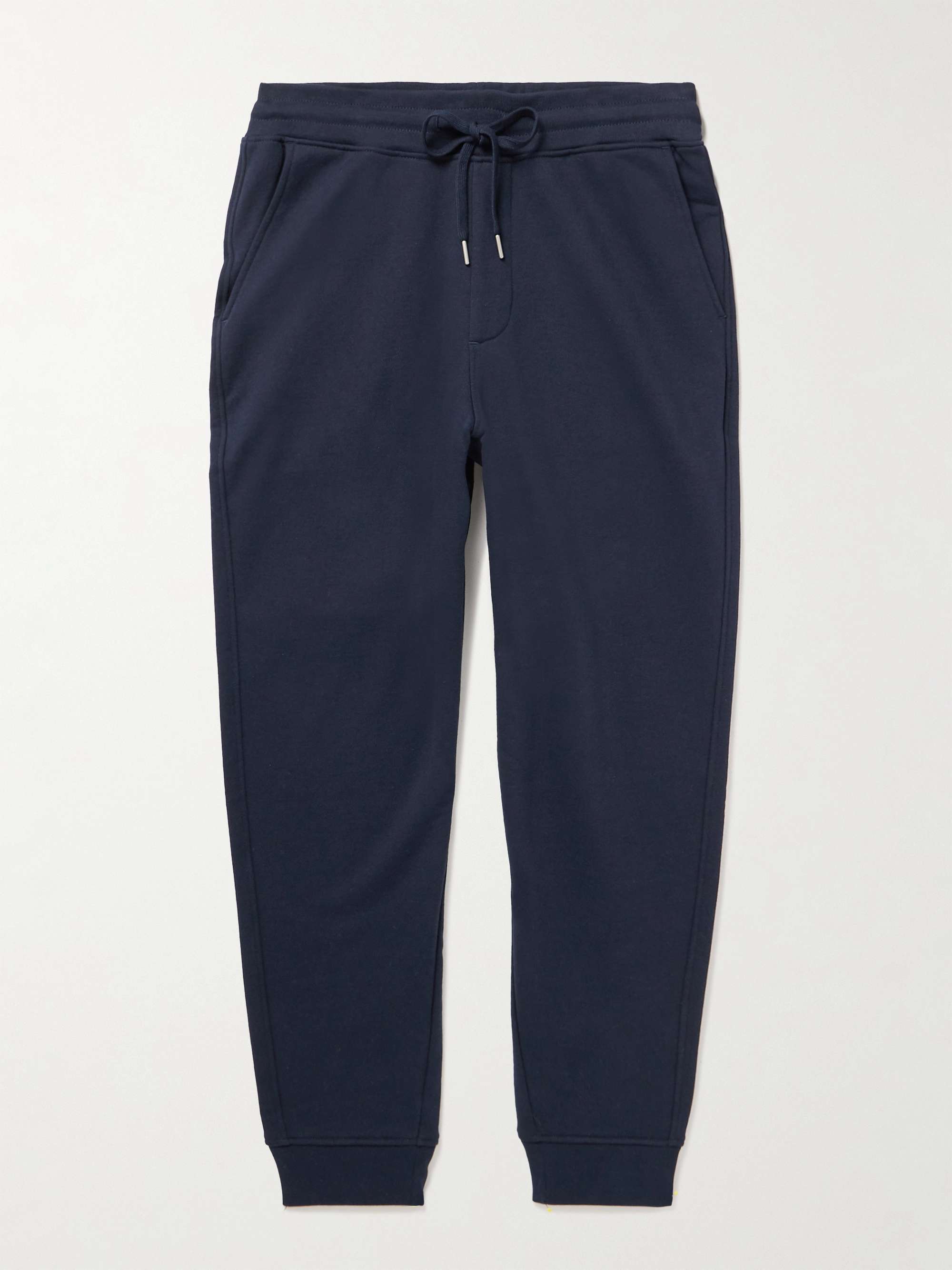 HANDVAERK Slim-Fit Tapered Pima Cotton-Jersey Sweatpants for Men | MR ...