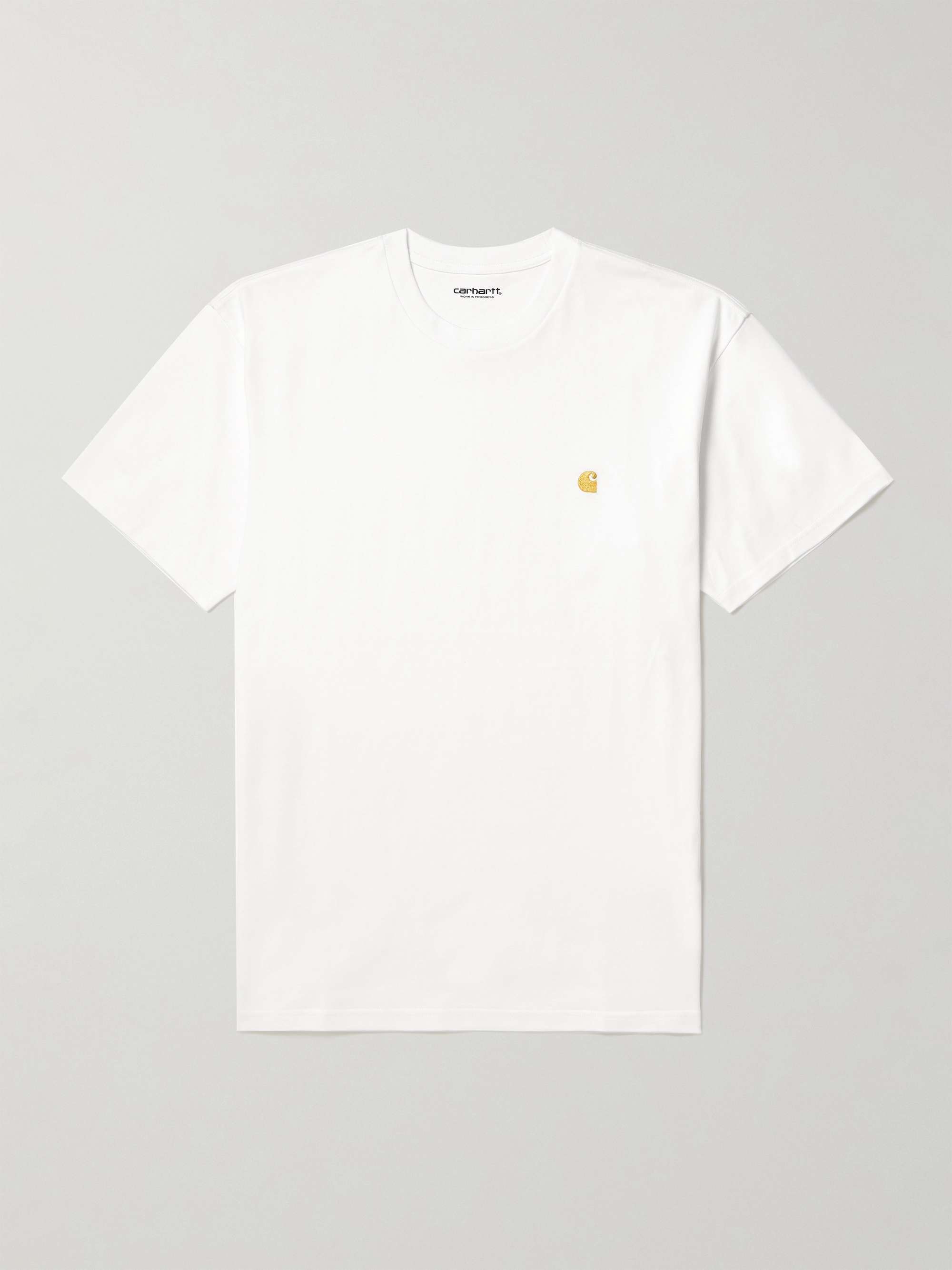 CARHARTT WIP Chase Logo-Embroidered Cotton-Jersey T-Shirt for Men | MR  PORTER