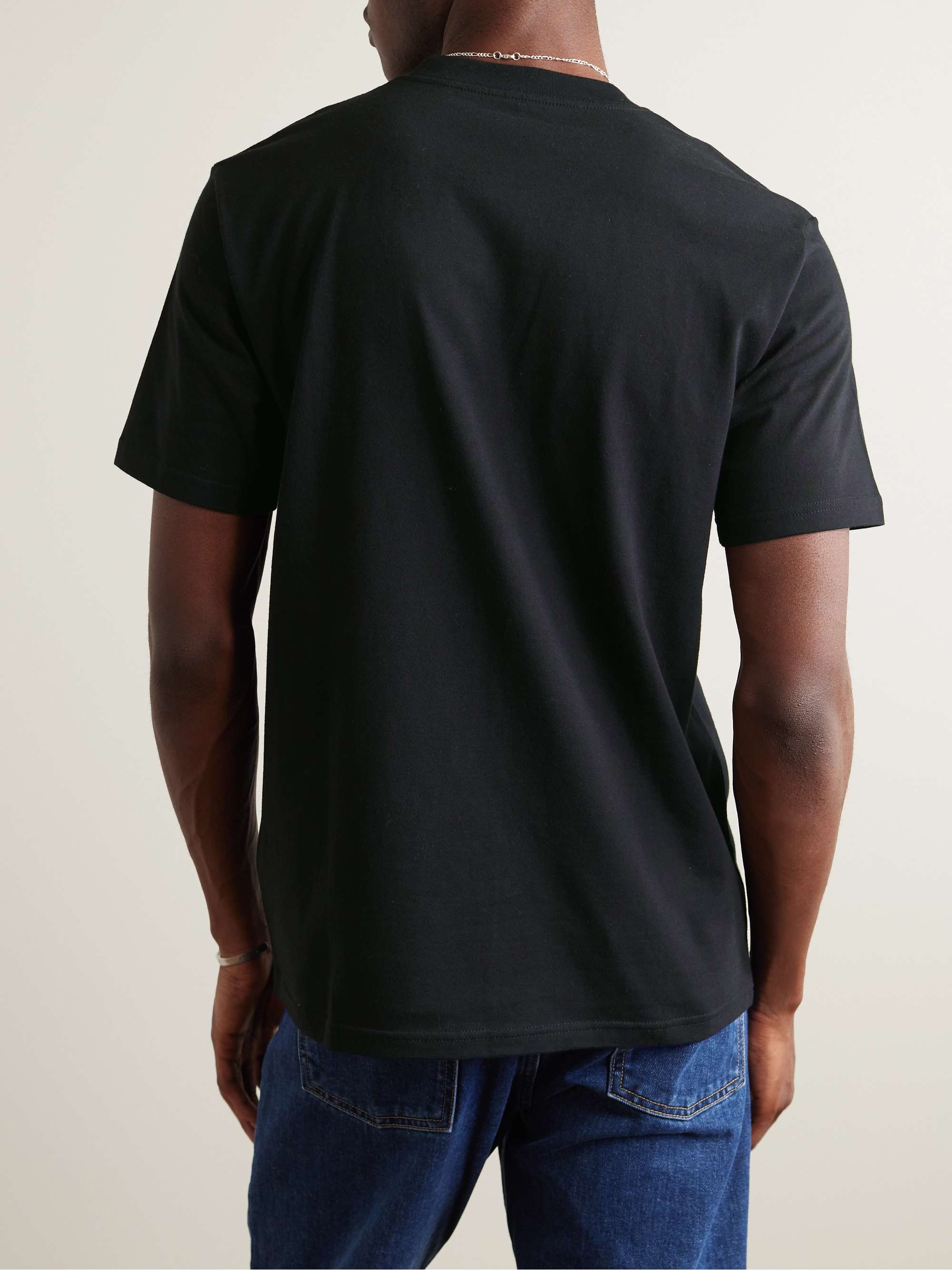 CARHARTT WIP Slow Script Logo-Print Cotton-Jersey T-Shirt for Men | MR ...