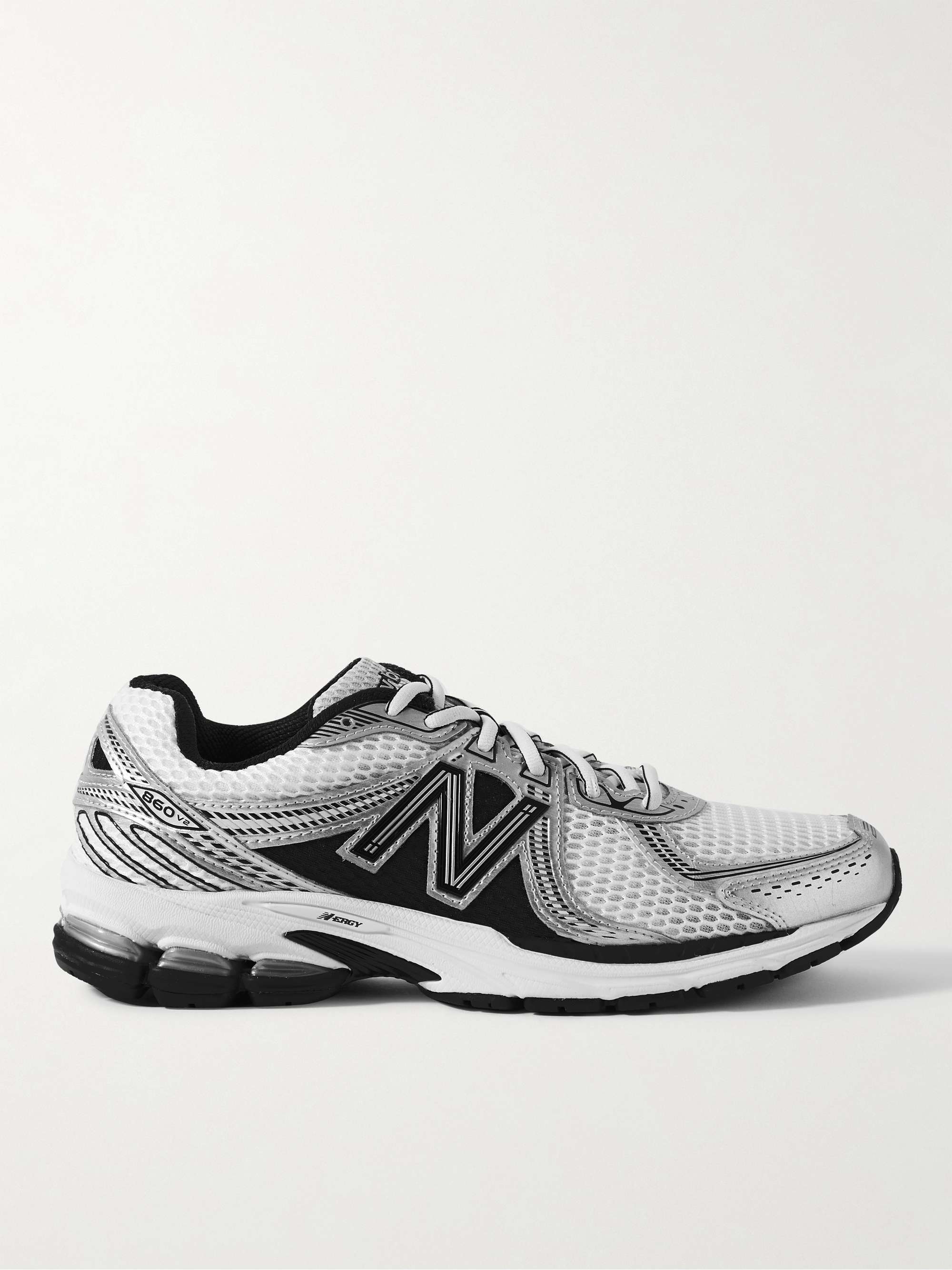 NEW BALANCE 860 Tech Rubber and Mesh Sneakers for Men | MR PORTER