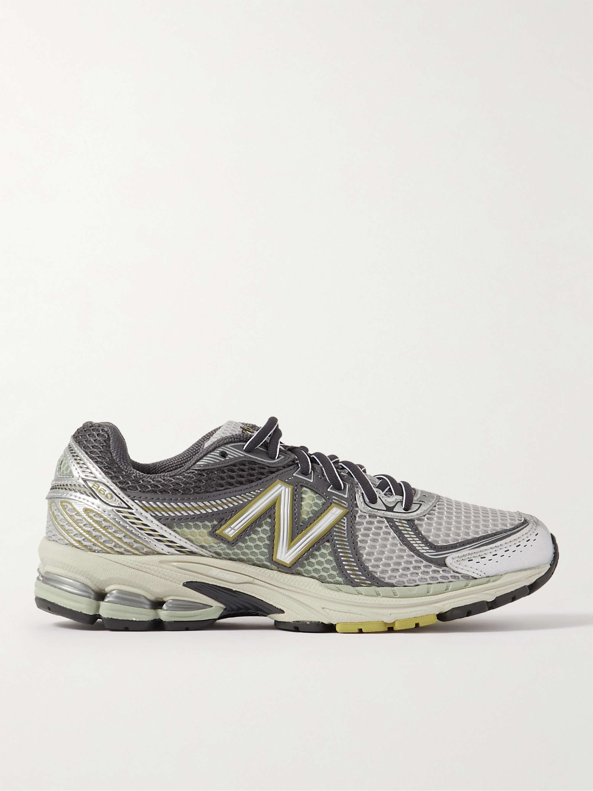 NEW BALANCE 860 Tech Rubber and Mesh Sneakers for Men | MR PORTER
