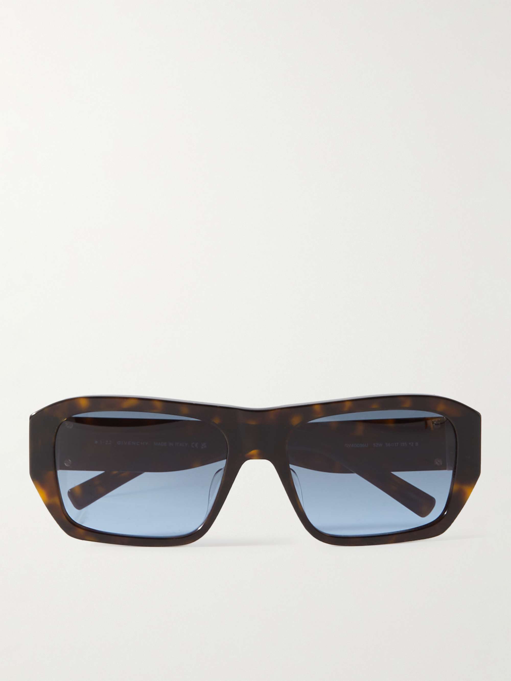 GIVENCHY 4G Sun Square-Frame Tortoiseshell Acetate Sunglasses for Men | MR  PORTER