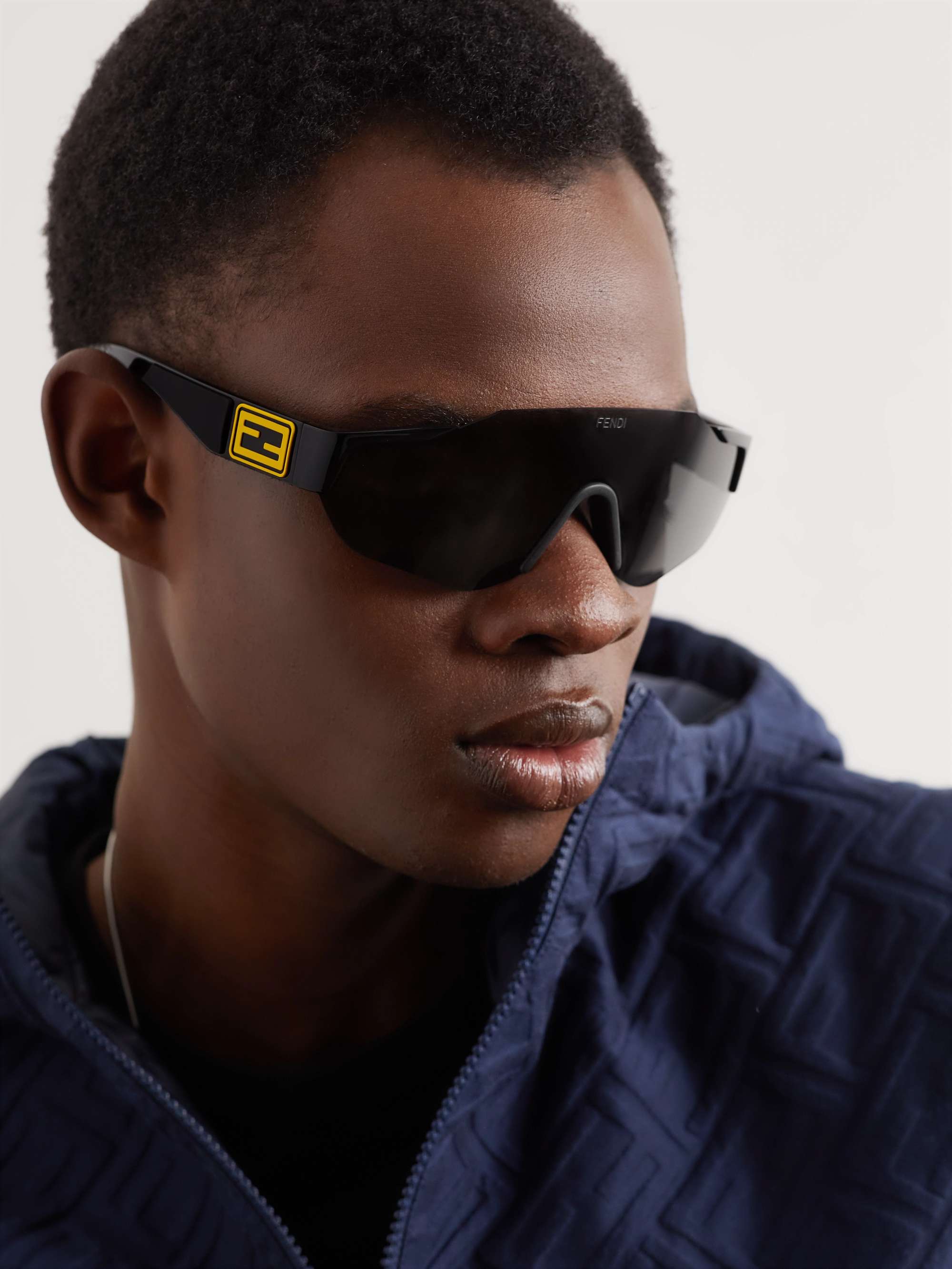 FENDI Frameless Acetate Sunglasses for Men | MR PORTER