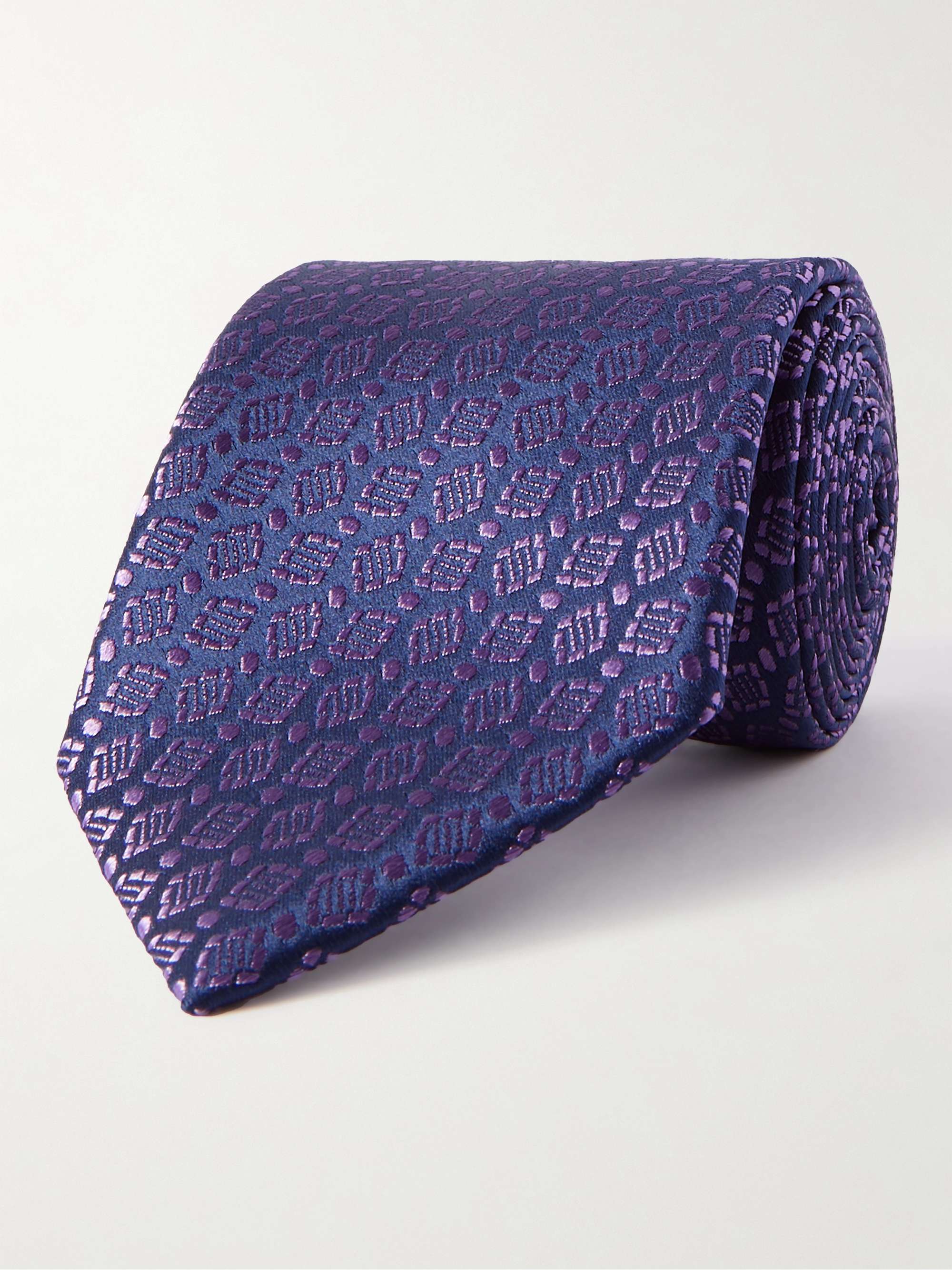 Purple 8.5cm Silk-Jacquard Tie | CHARVET | MR PORTER